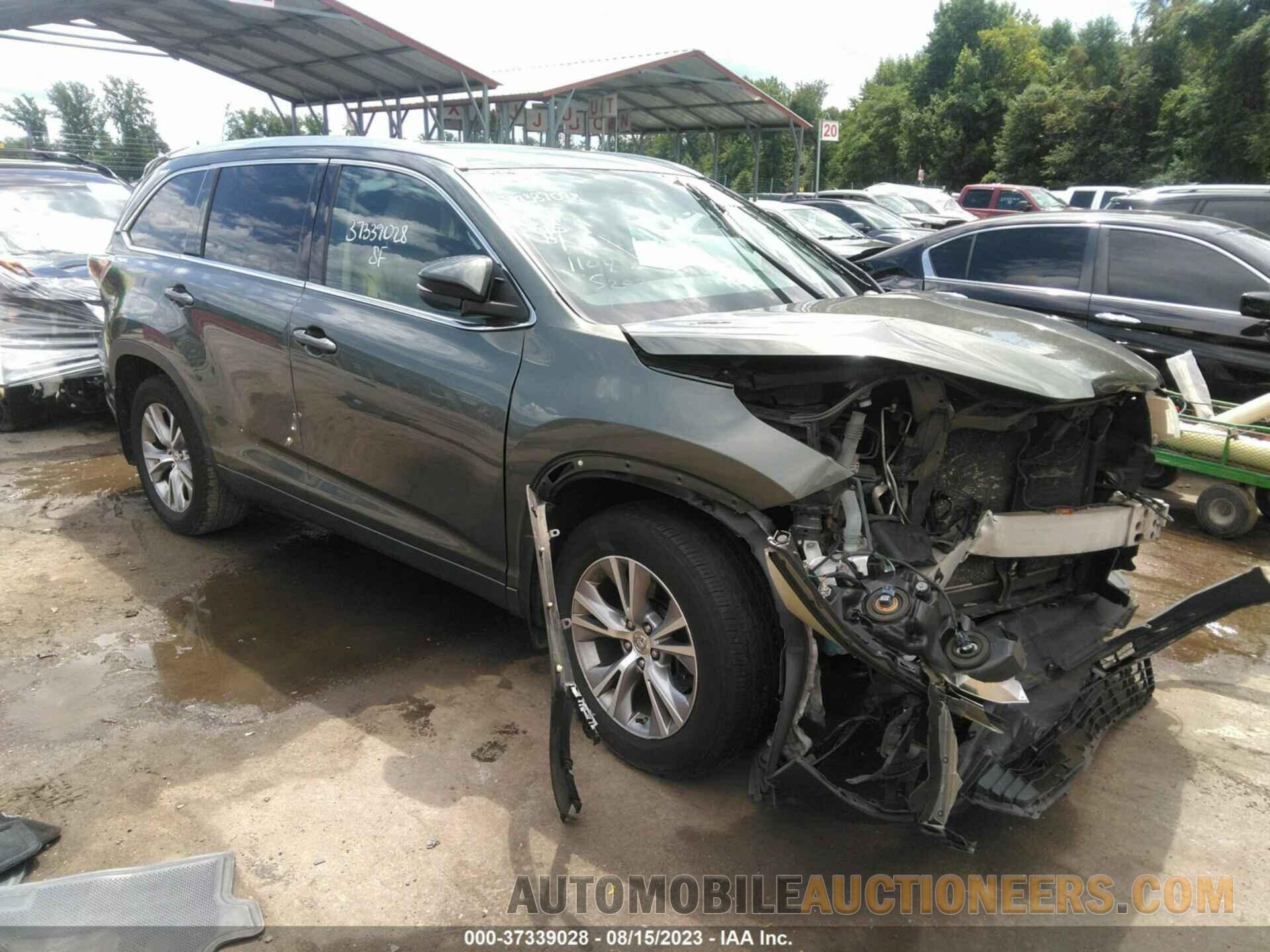 5TDJKRFH3FS075202 TOYOTA HIGHLANDER 2015