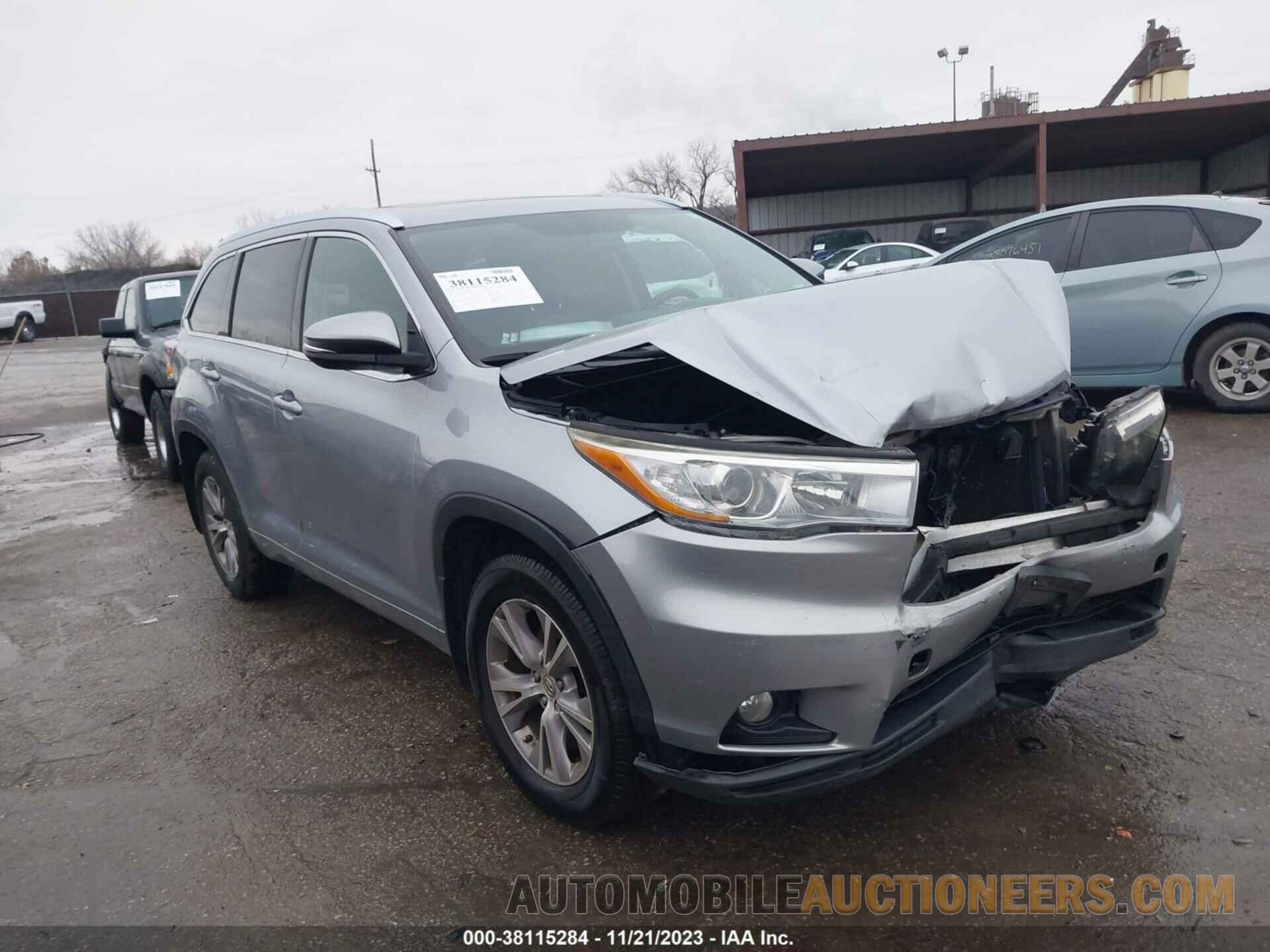 5TDJKRFH3FS076463 TOYOTA HIGHLANDER 2015