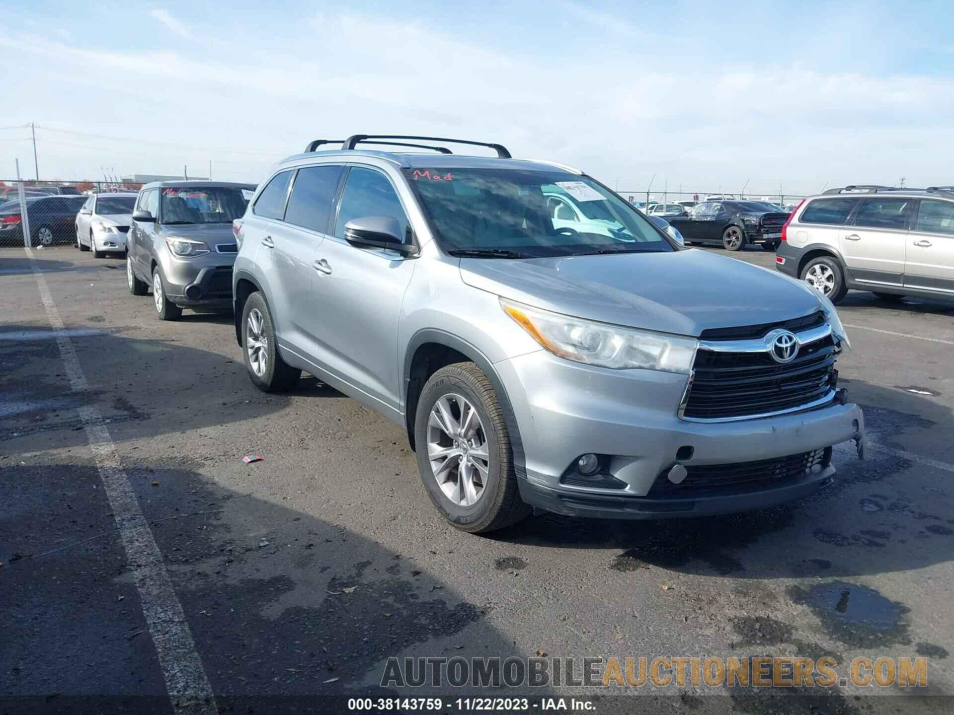 5TDJKRFH3FS098205 TOYOTA HIGHLANDER 2015