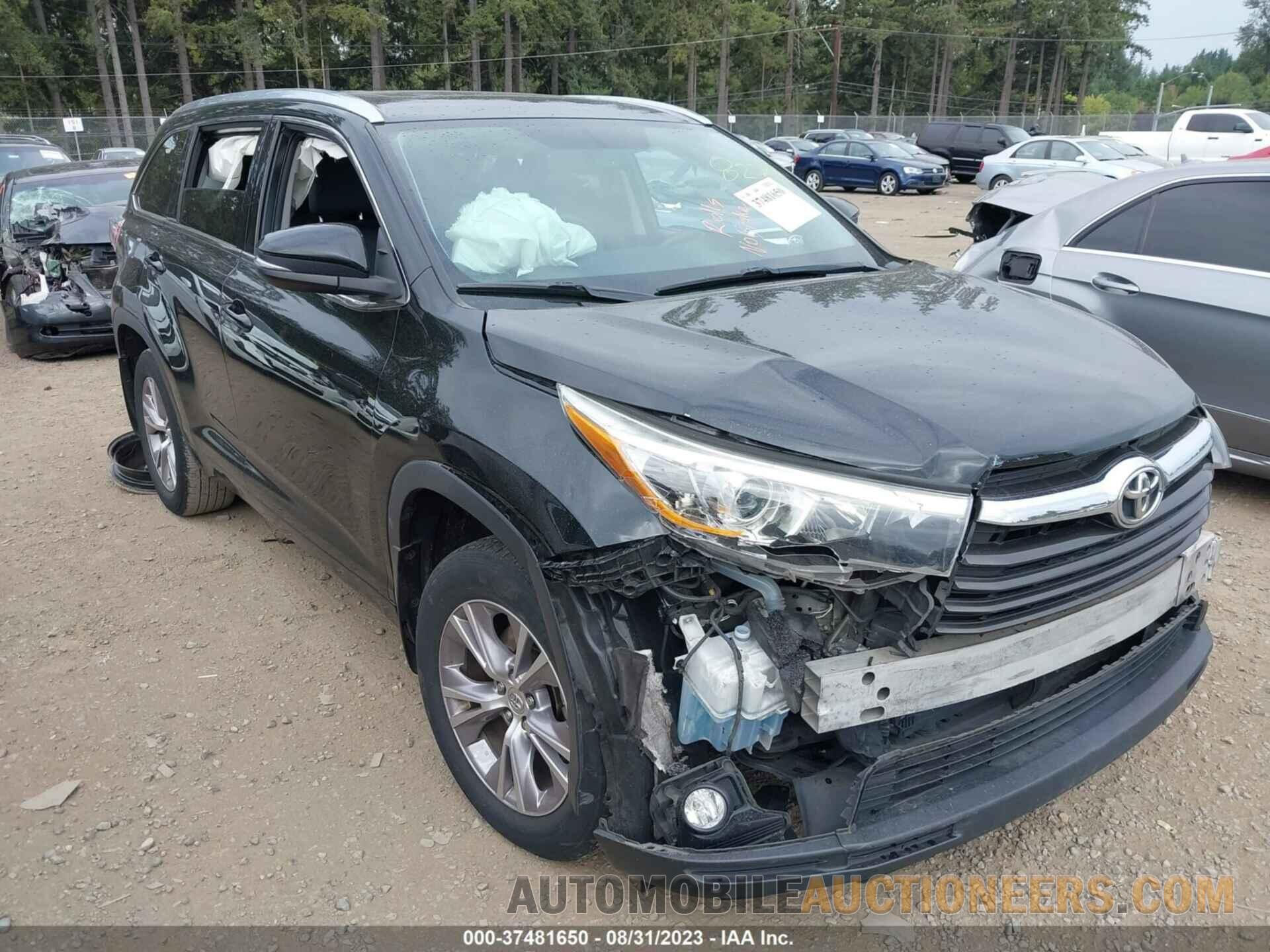 5TDJKRFH3FS098270 TOYOTA HIGHLANDER 2015