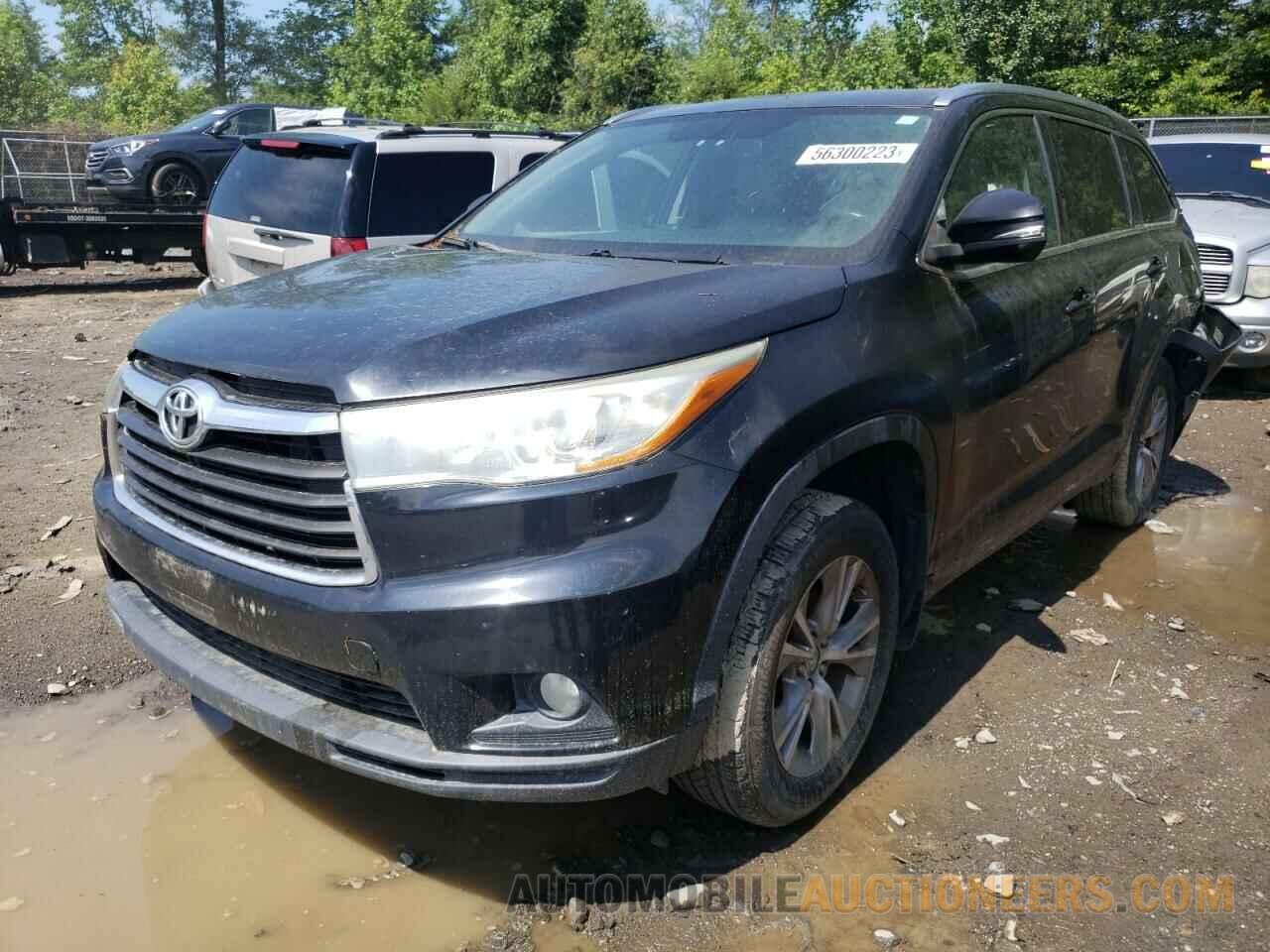 5TDJKRFH3FS102284 TOYOTA HIGHLANDER 2015