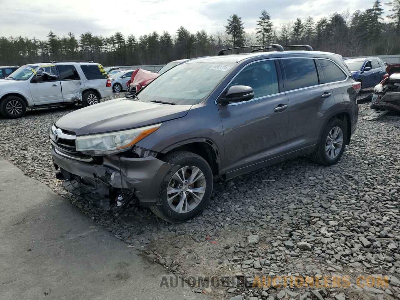 5TDJKRFH3FS142526 TOYOTA HIGHLANDER 2015