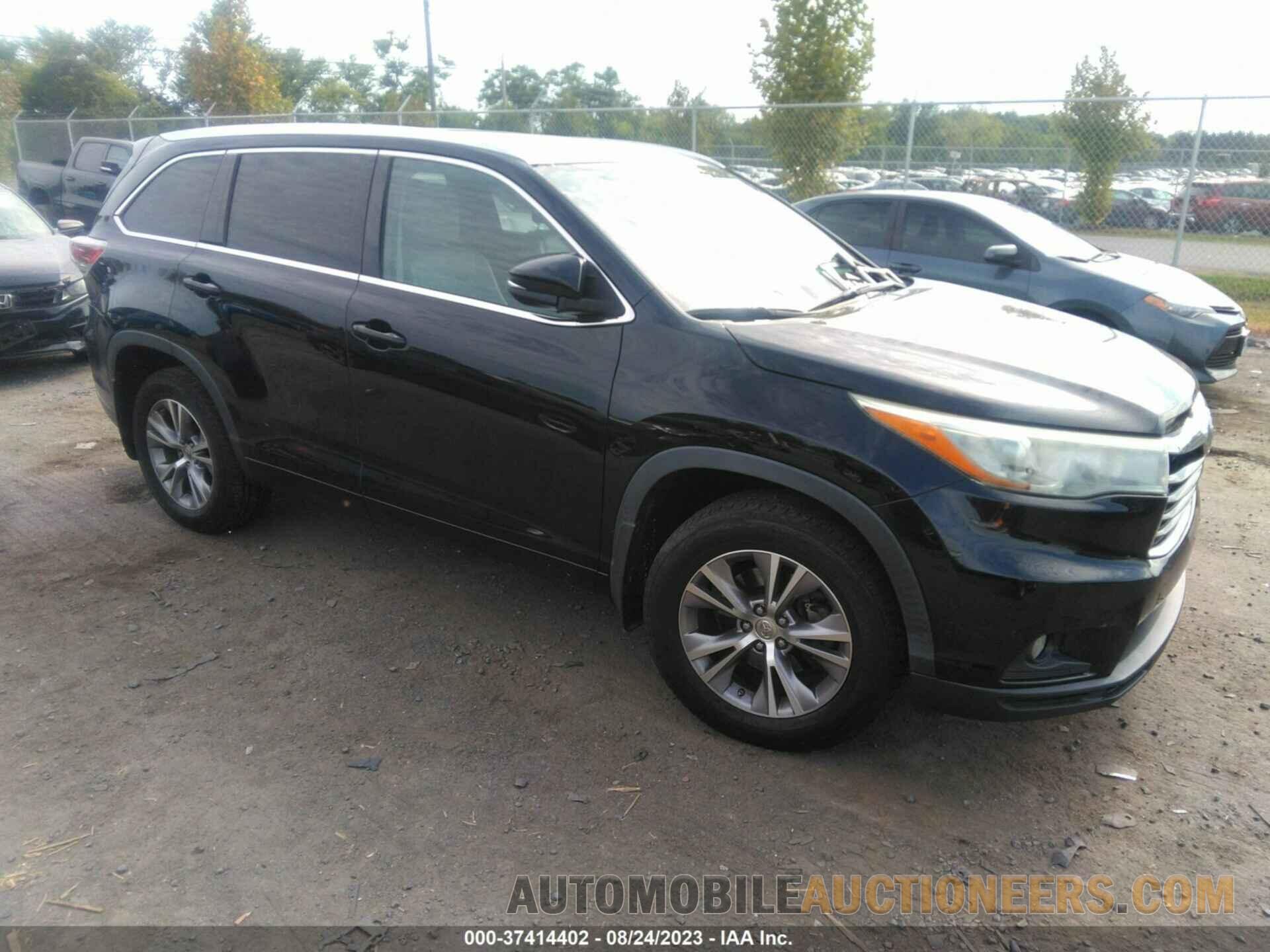 5TDJKRFH3FS174764 TOYOTA HIGHLANDER 2015