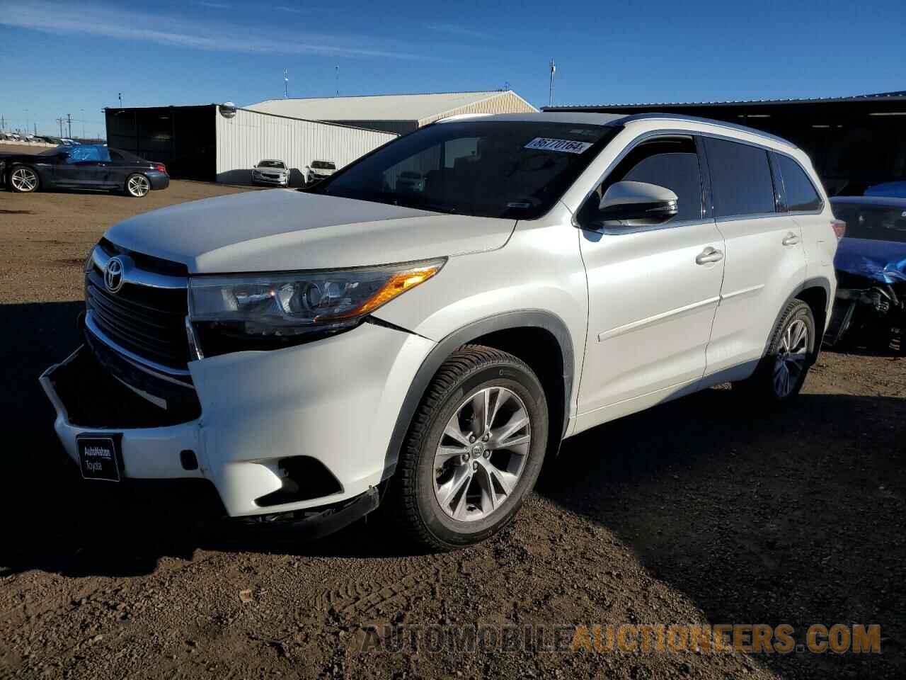 5TDJKRFH3FS181956 TOYOTA HIGHLANDER 2015