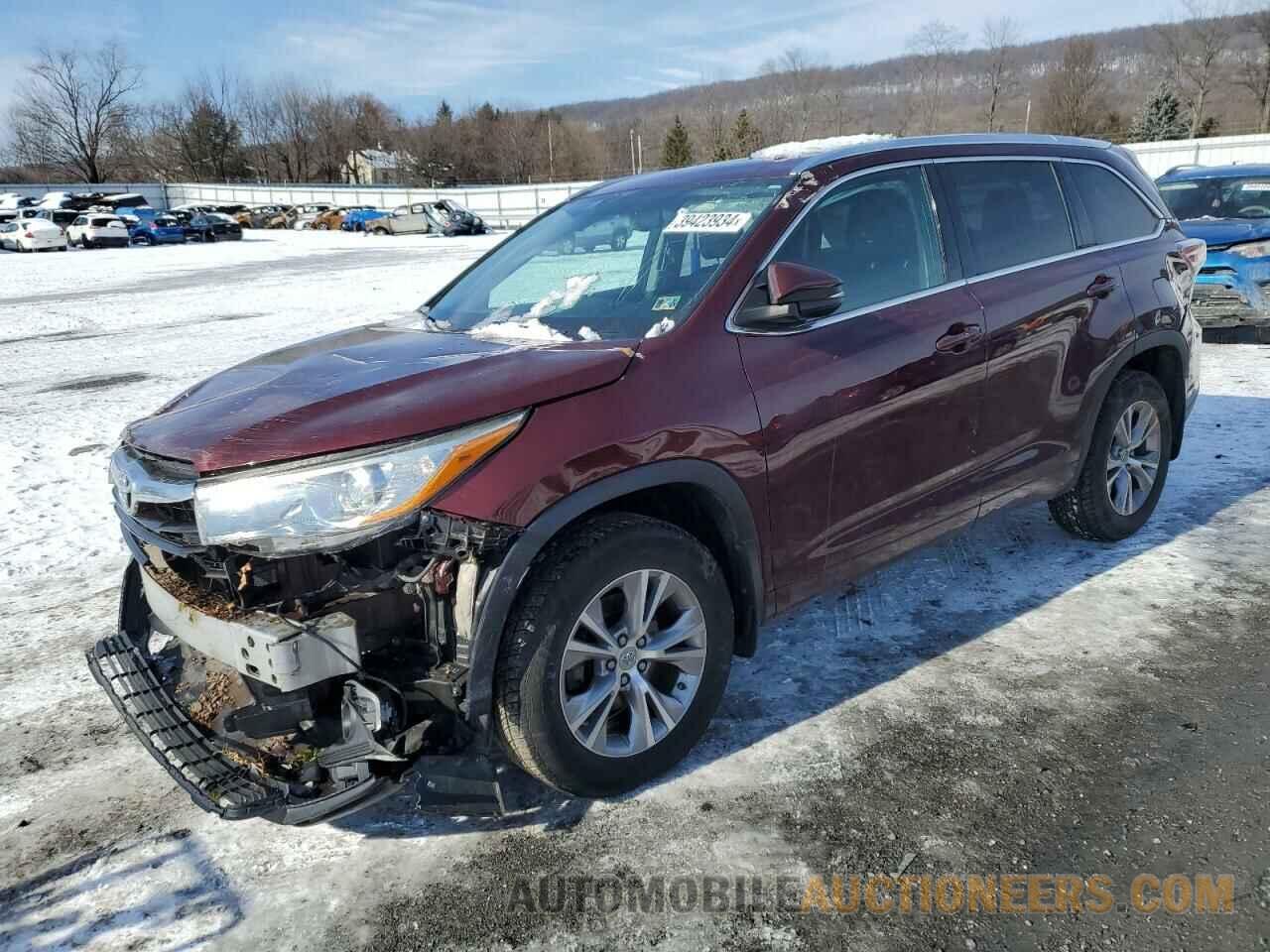 5TDJKRFH3FS192729 TOYOTA HIGHLANDER 2015