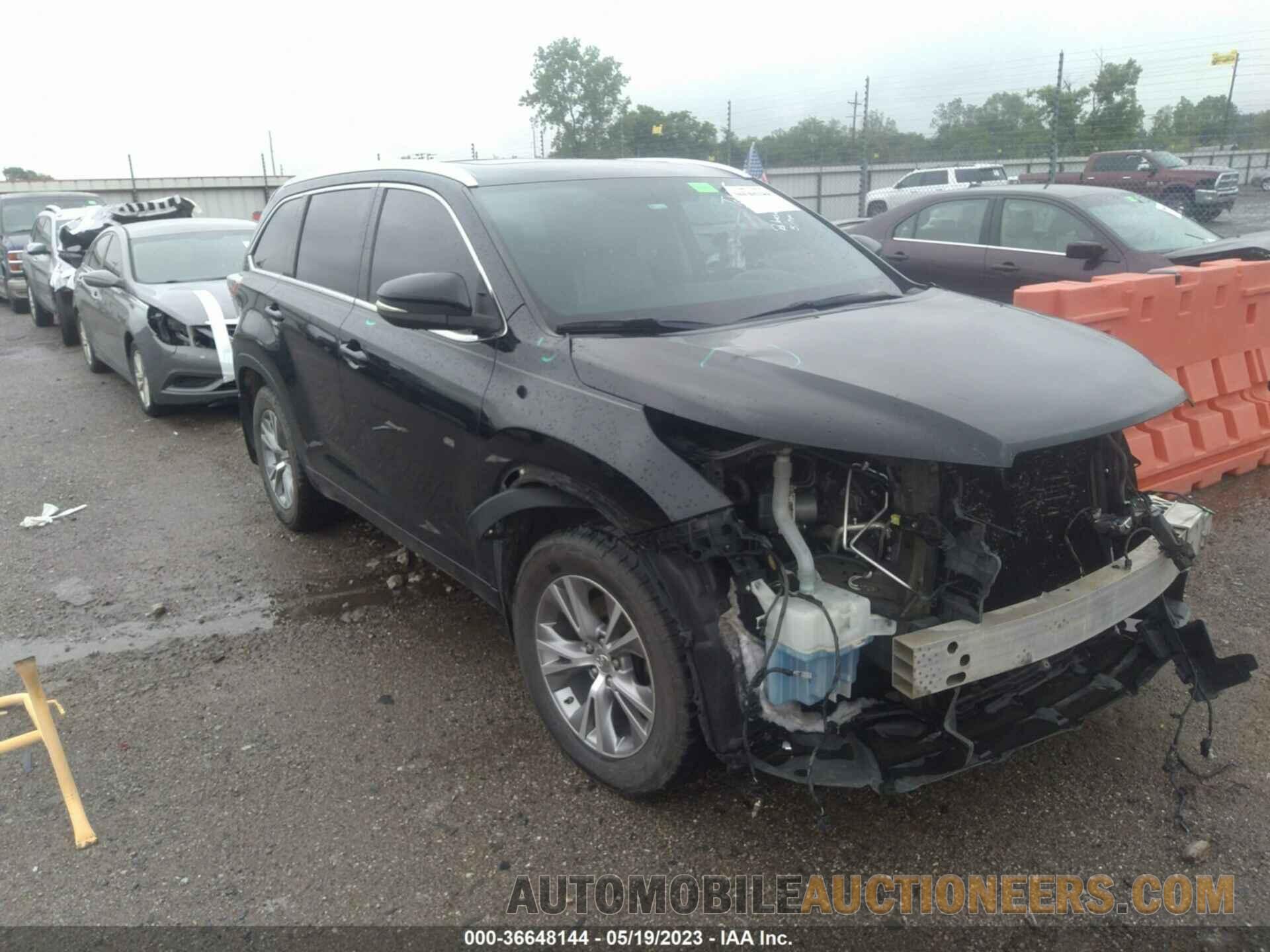 5TDJKRFH3FS193136 TOYOTA HIGHLANDER 2015