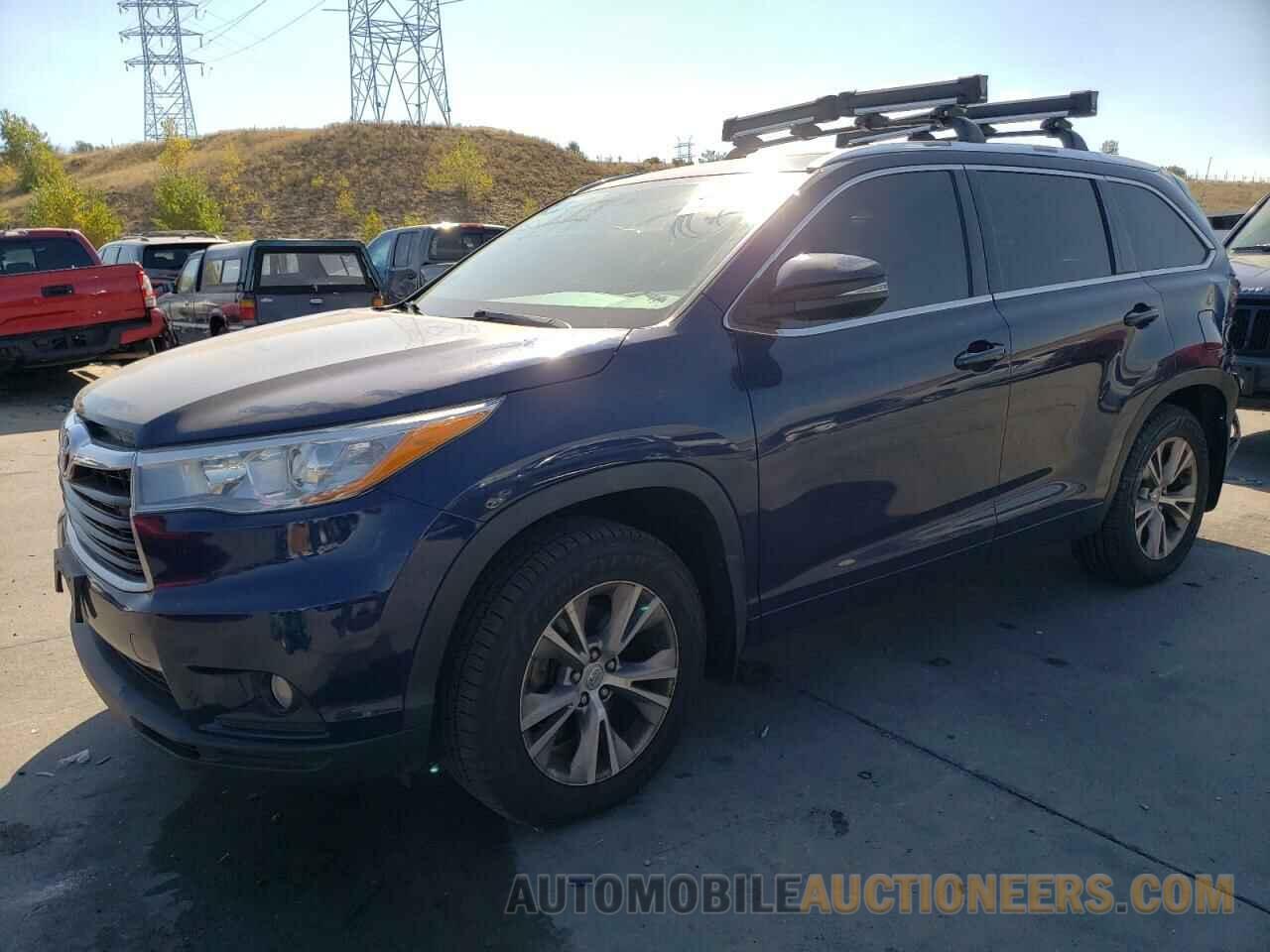 5TDJKRFH3FS207620 TOYOTA HIGHLANDER 2015