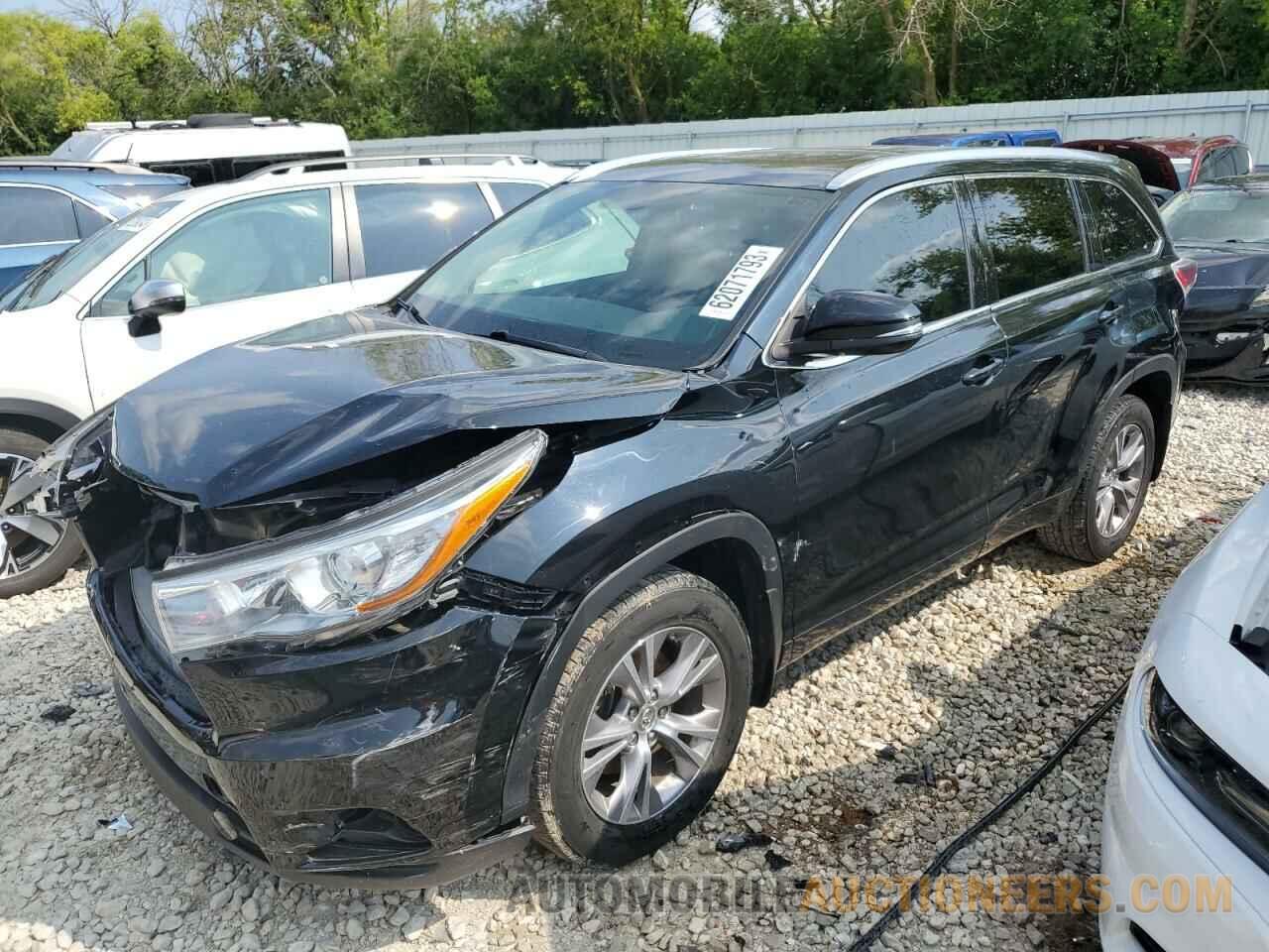 5TDJKRFH3FS222540 TOYOTA HIGHLANDER 2015