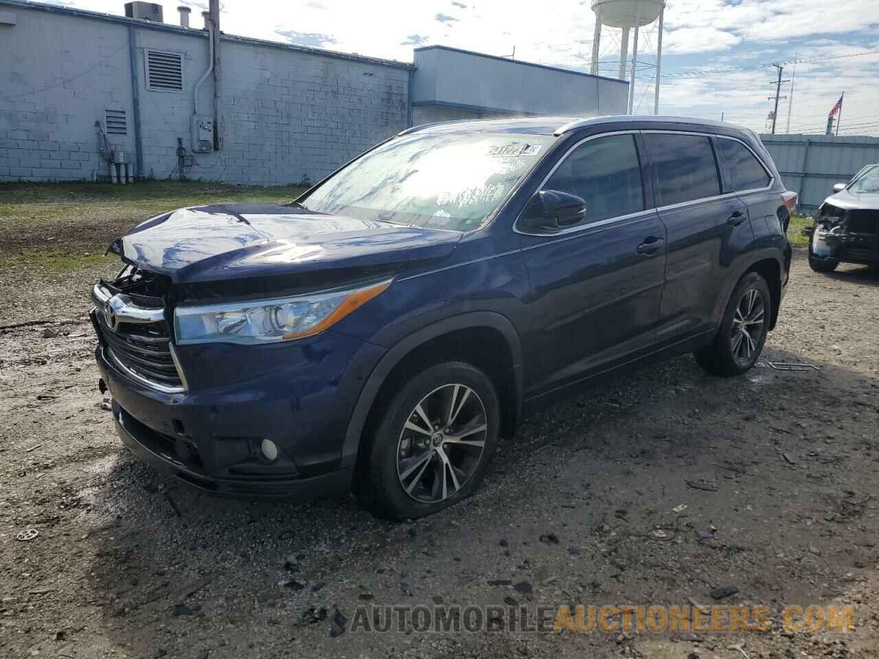 5TDJKRFH3GS229070 TOYOTA HIGHLANDER 2016