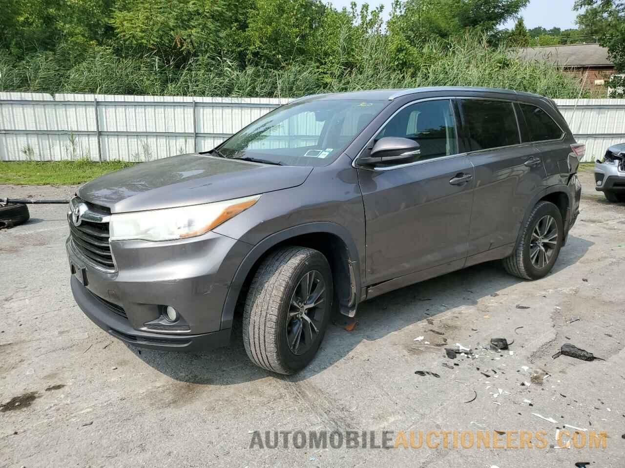 5TDJKRFH3GS231983 TOYOTA HIGHLANDER 2016