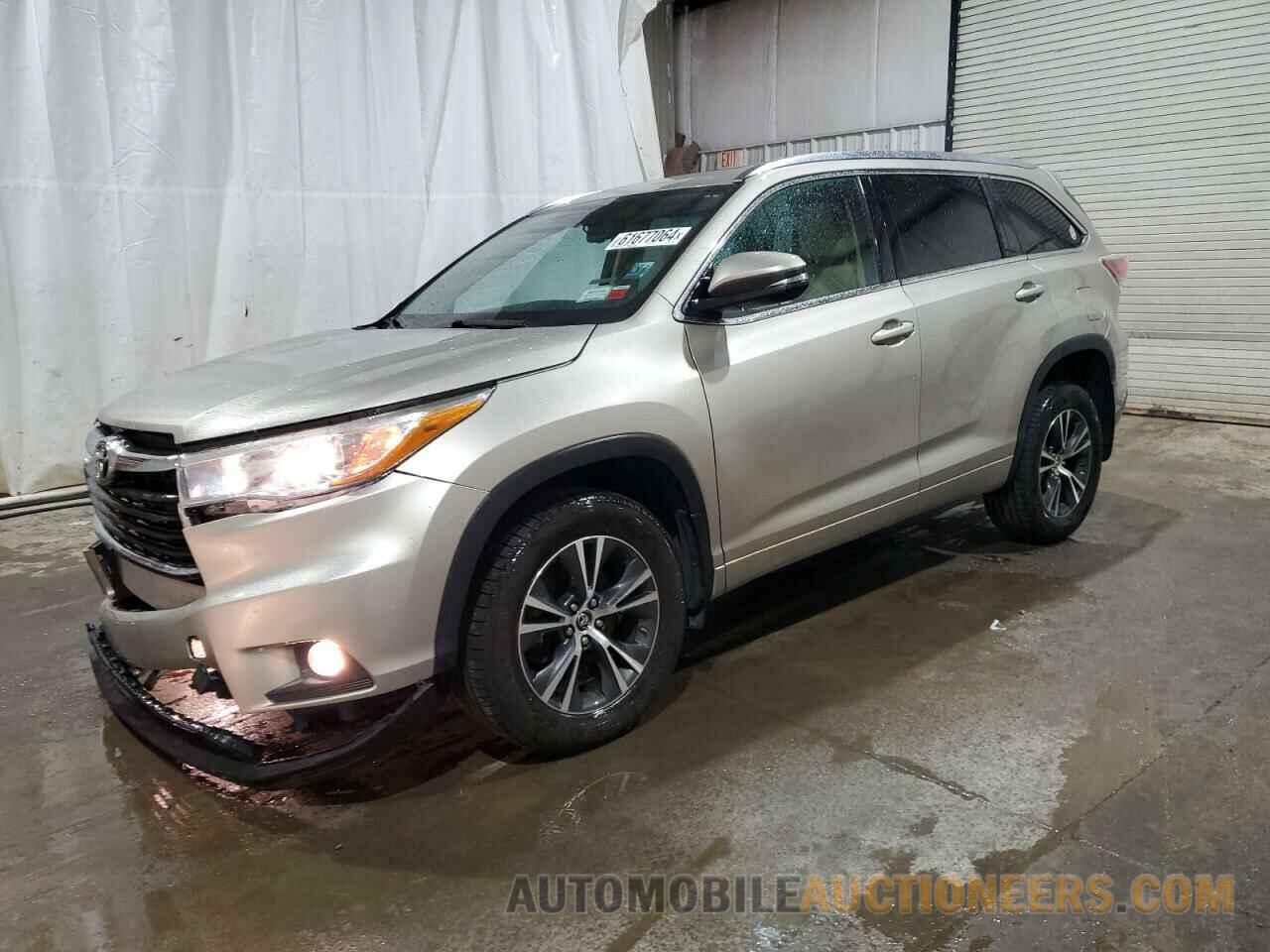 5TDJKRFH3GS259590 TOYOTA HIGHLANDER 2016