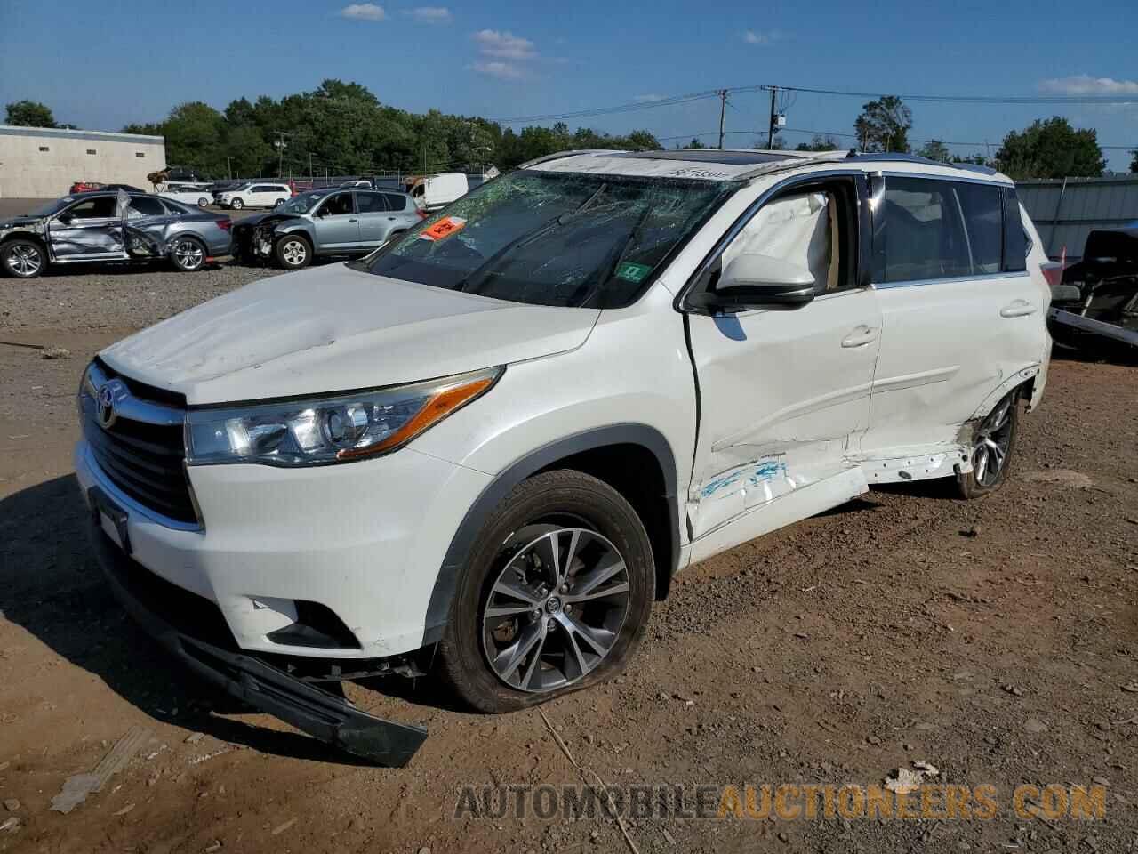 5TDJKRFH3GS282416 TOYOTA HIGHLANDER 2016