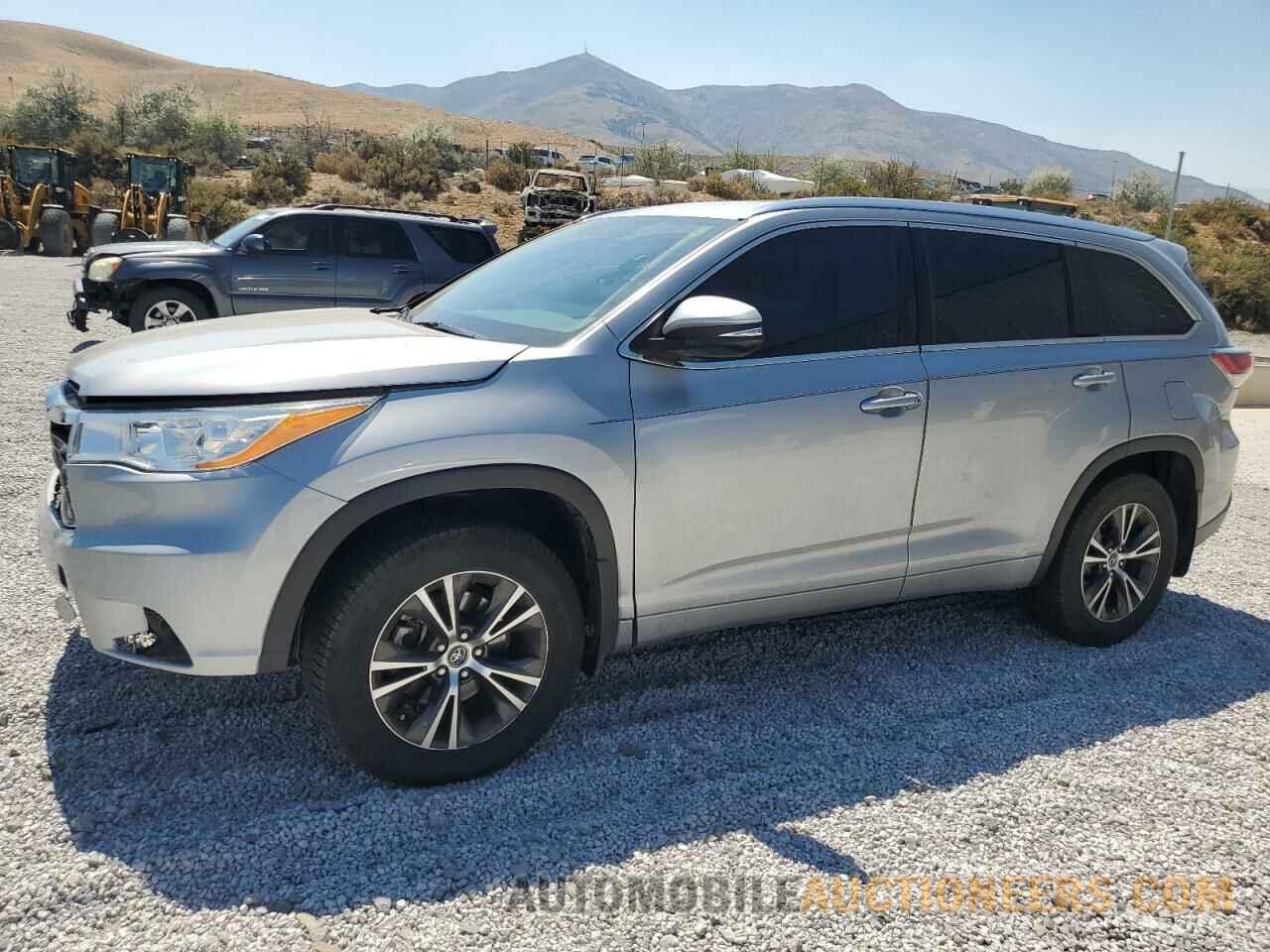 5TDJKRFH3GS286868 TOYOTA HIGHLANDER 2016