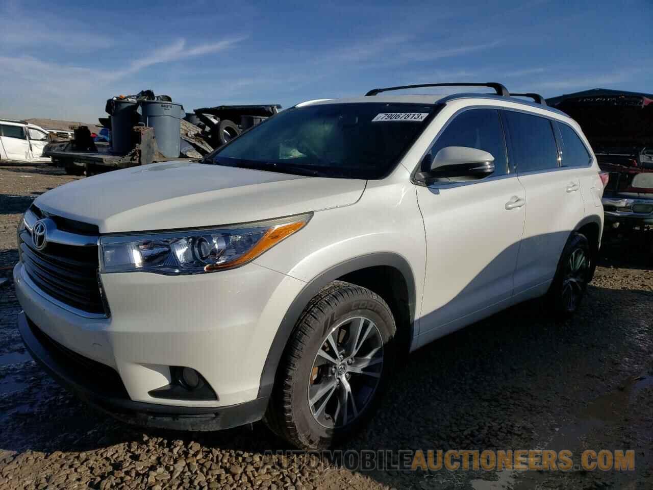 5TDJKRFH3GS292427 TOYOTA HIGHLANDER 2016