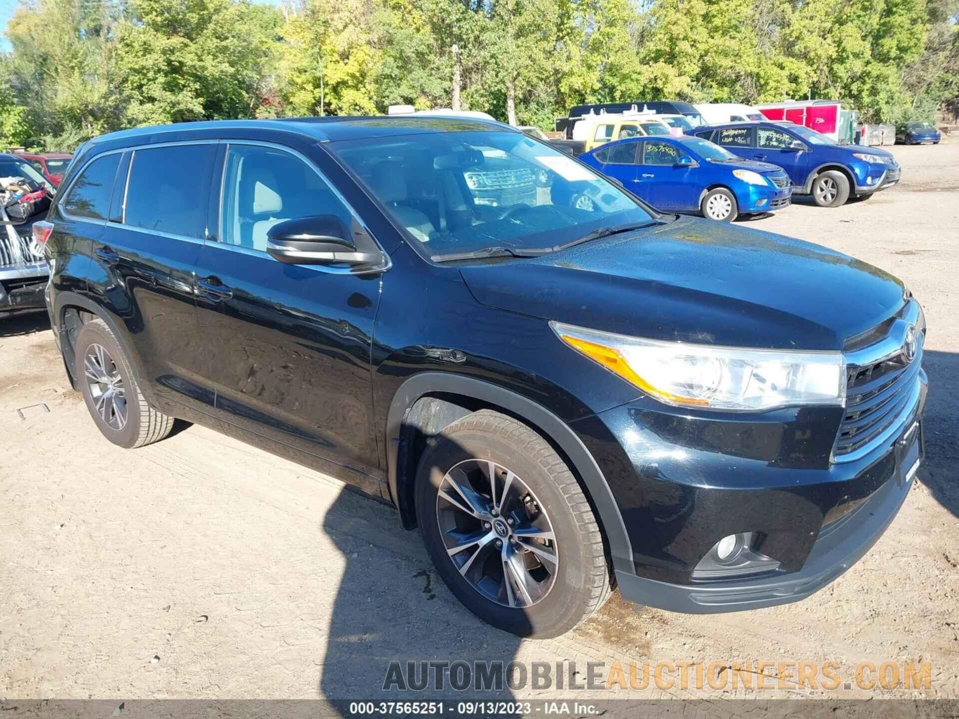 5TDJKRFH3GS300400 TOYOTA HIGHLANDER 2016