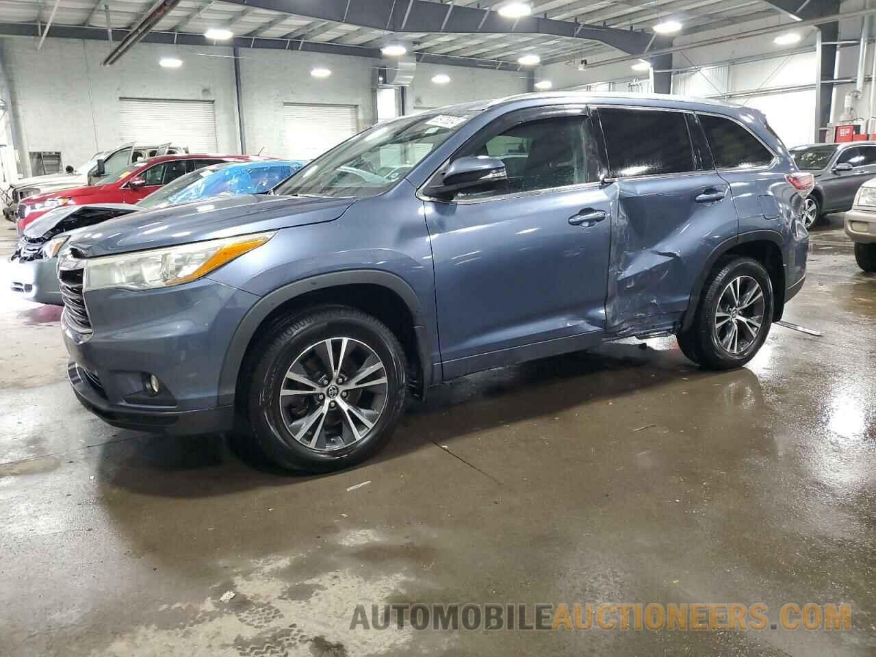 5TDJKRFH3GS307542 TOYOTA HIGHLANDER 2016