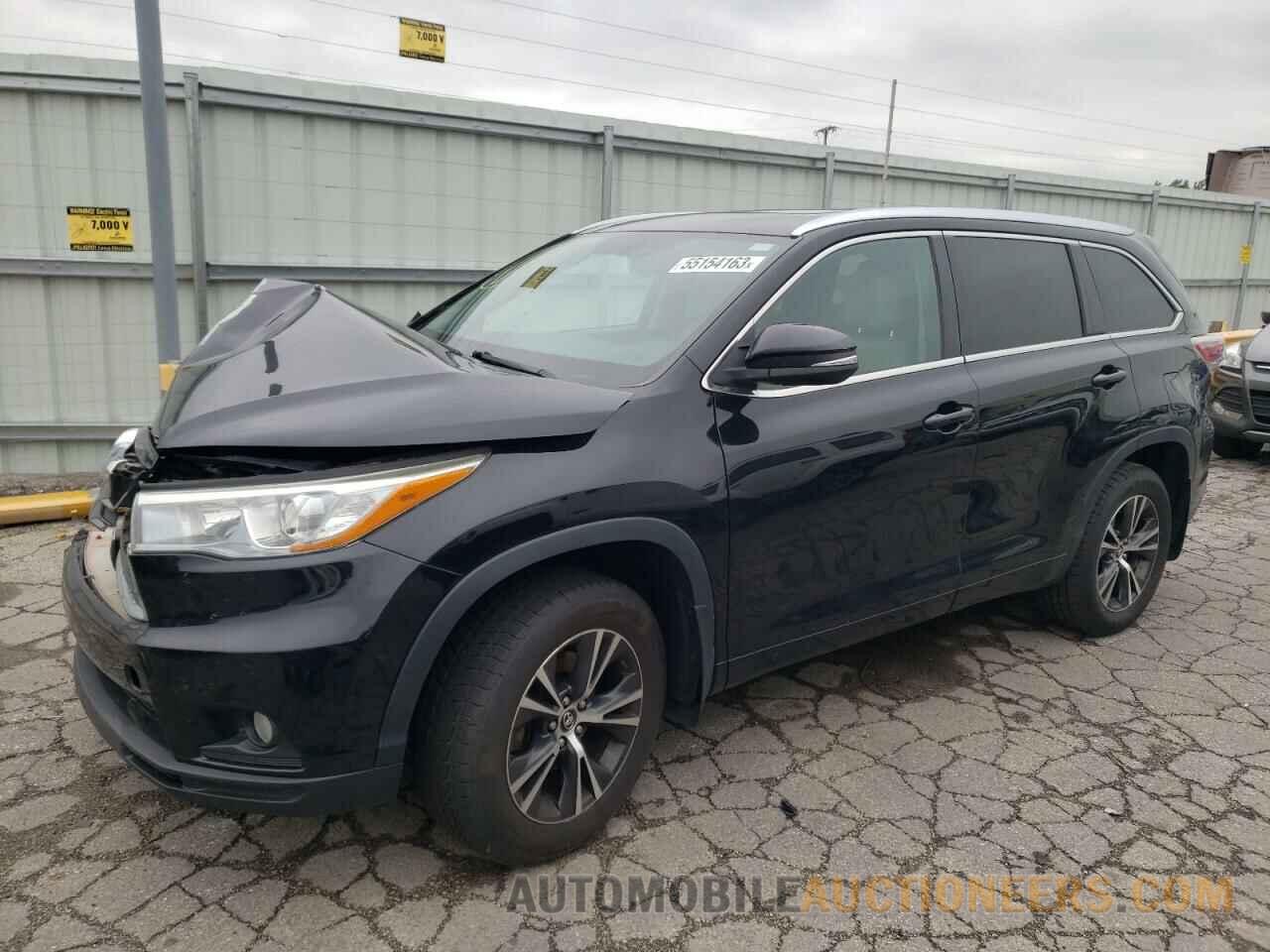 5TDJKRFH3GS309095 TOYOTA HIGHLANDER 2016