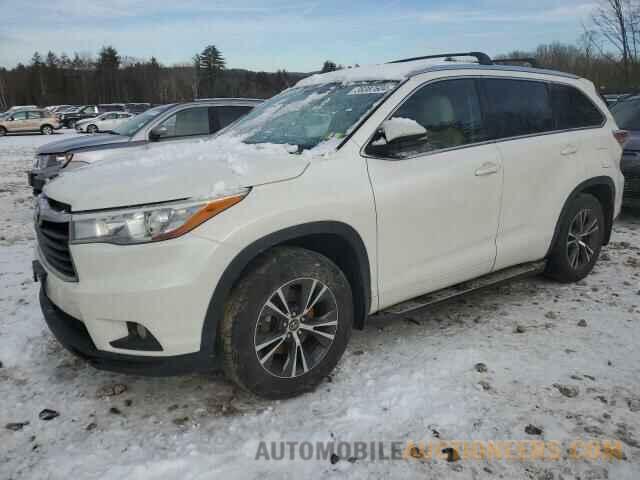 5TDJKRFH3GS320694 TOYOTA HIGHLANDER 2016