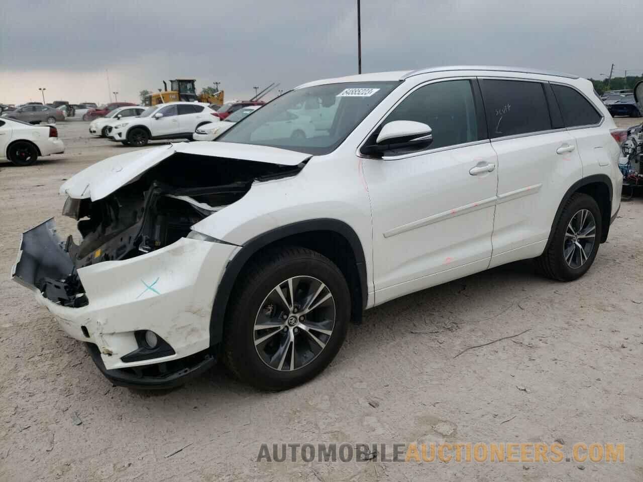 5TDJKRFH3GS326799 TOYOTA HIGHLANDER 2016