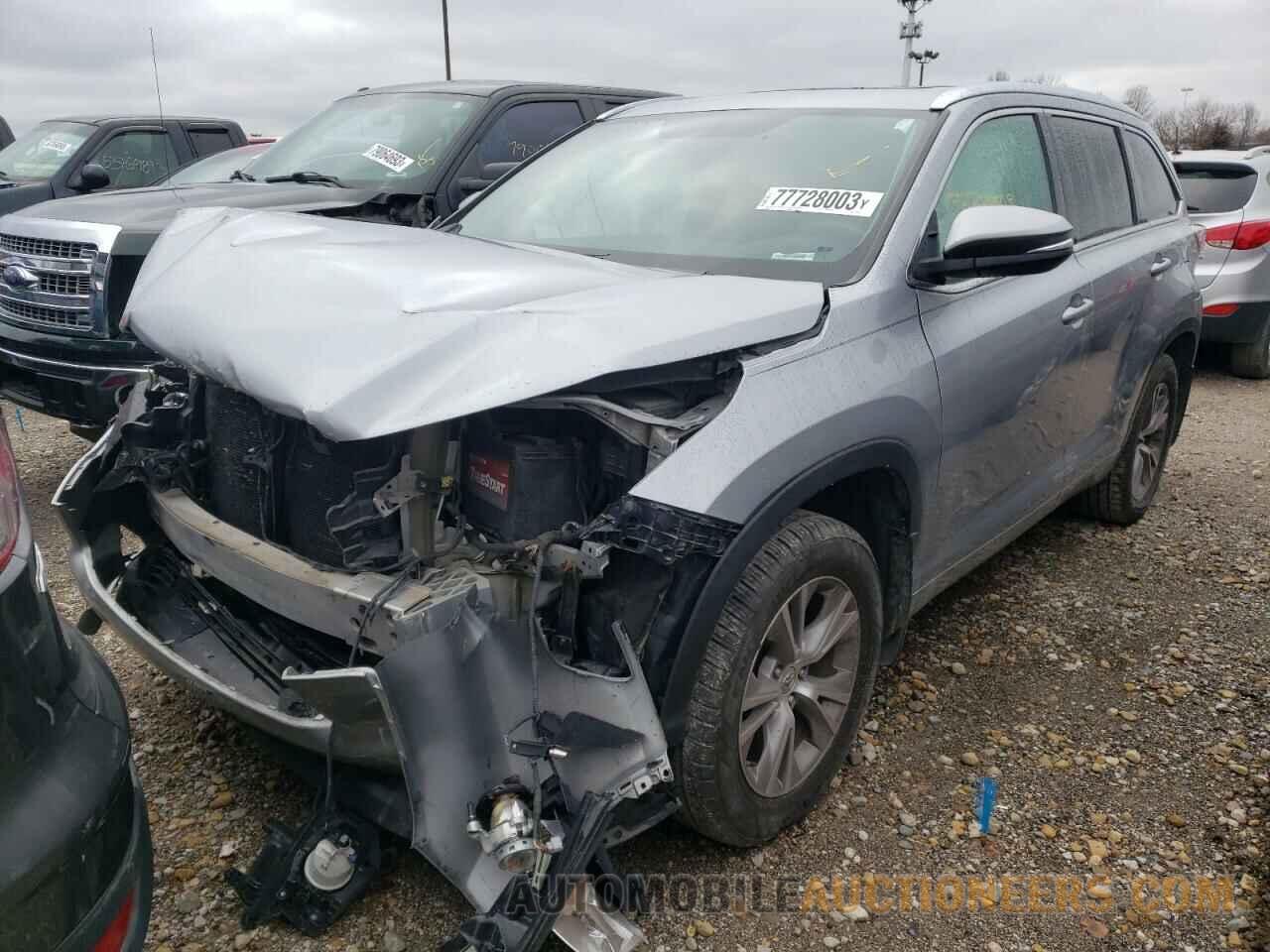 5TDJKRFH4FS076049 TOYOTA HIGHLANDER 2015