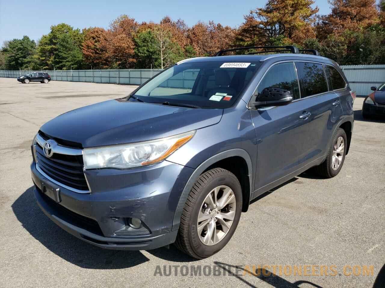 5TDJKRFH4FS109289 TOYOTA HIGHLANDER 2015