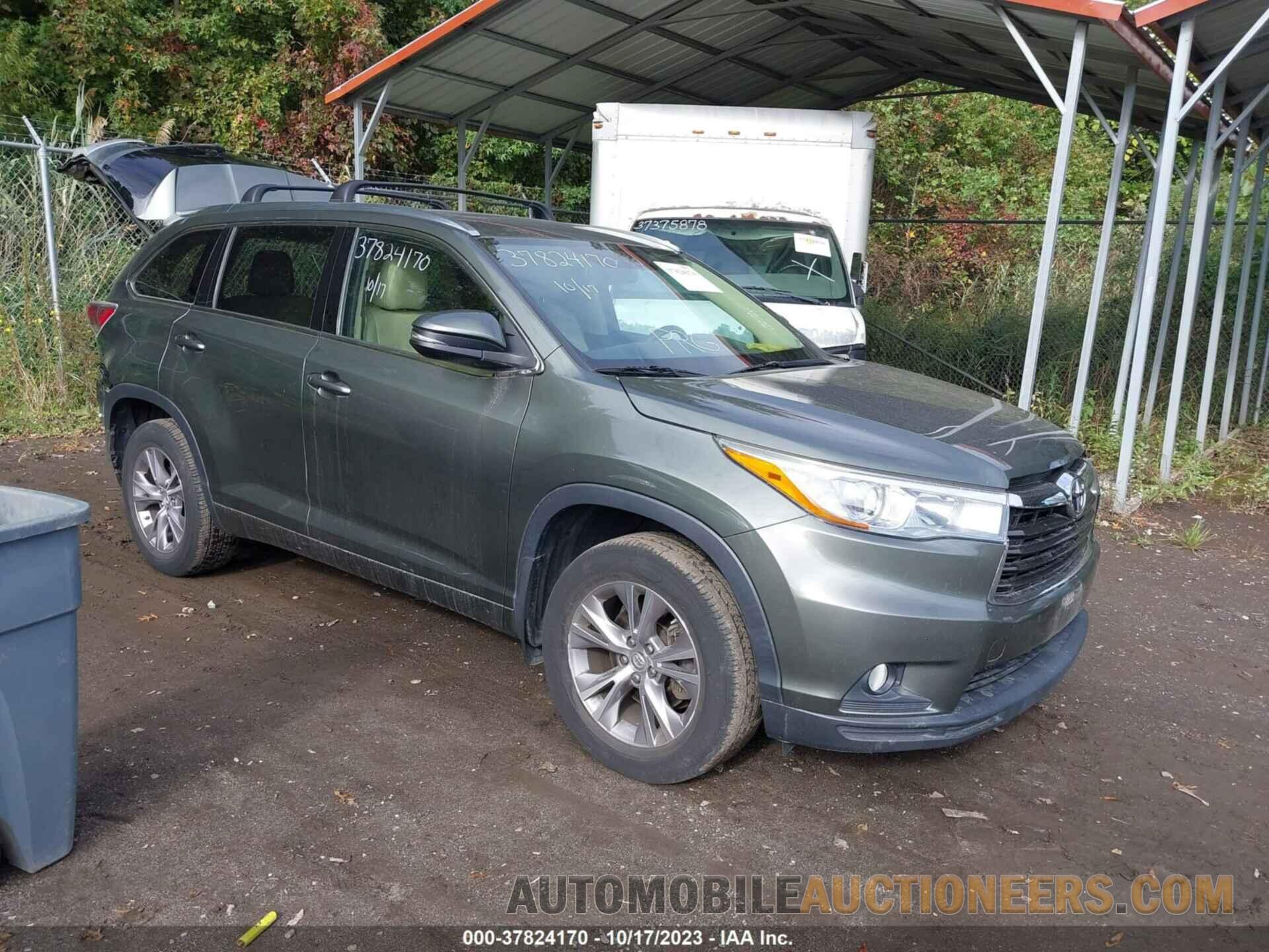 5TDJKRFH4FS110829 TOYOTA HIGHLANDER 2015