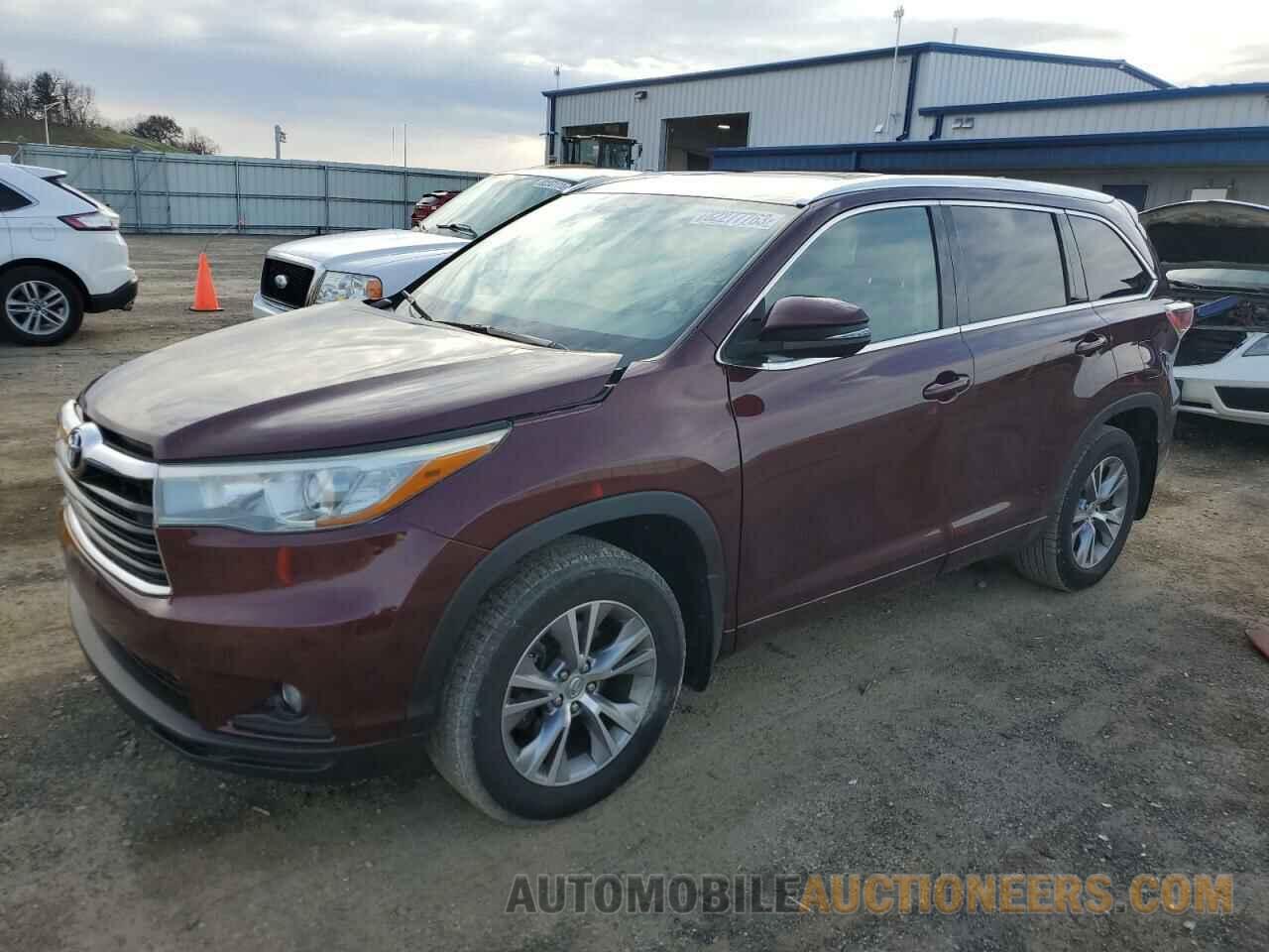 5TDJKRFH4FS111740 TOYOTA HIGHLANDER 2015