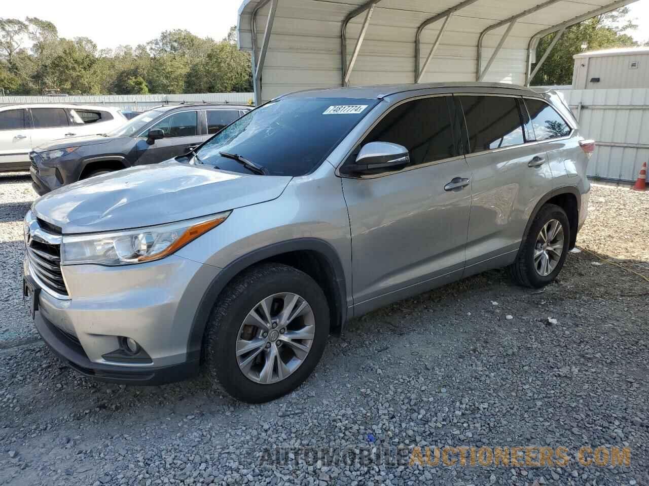 5TDJKRFH4FS113441 TOYOTA HIGHLANDER 2015