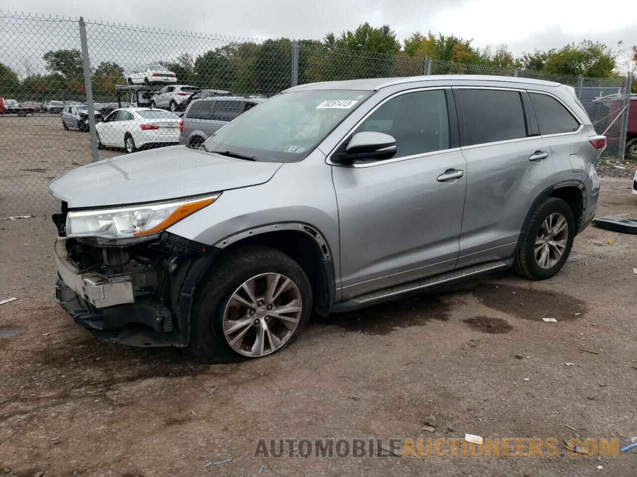 5TDJKRFH4FS127338 TOYOTA HIGHLANDER 2015