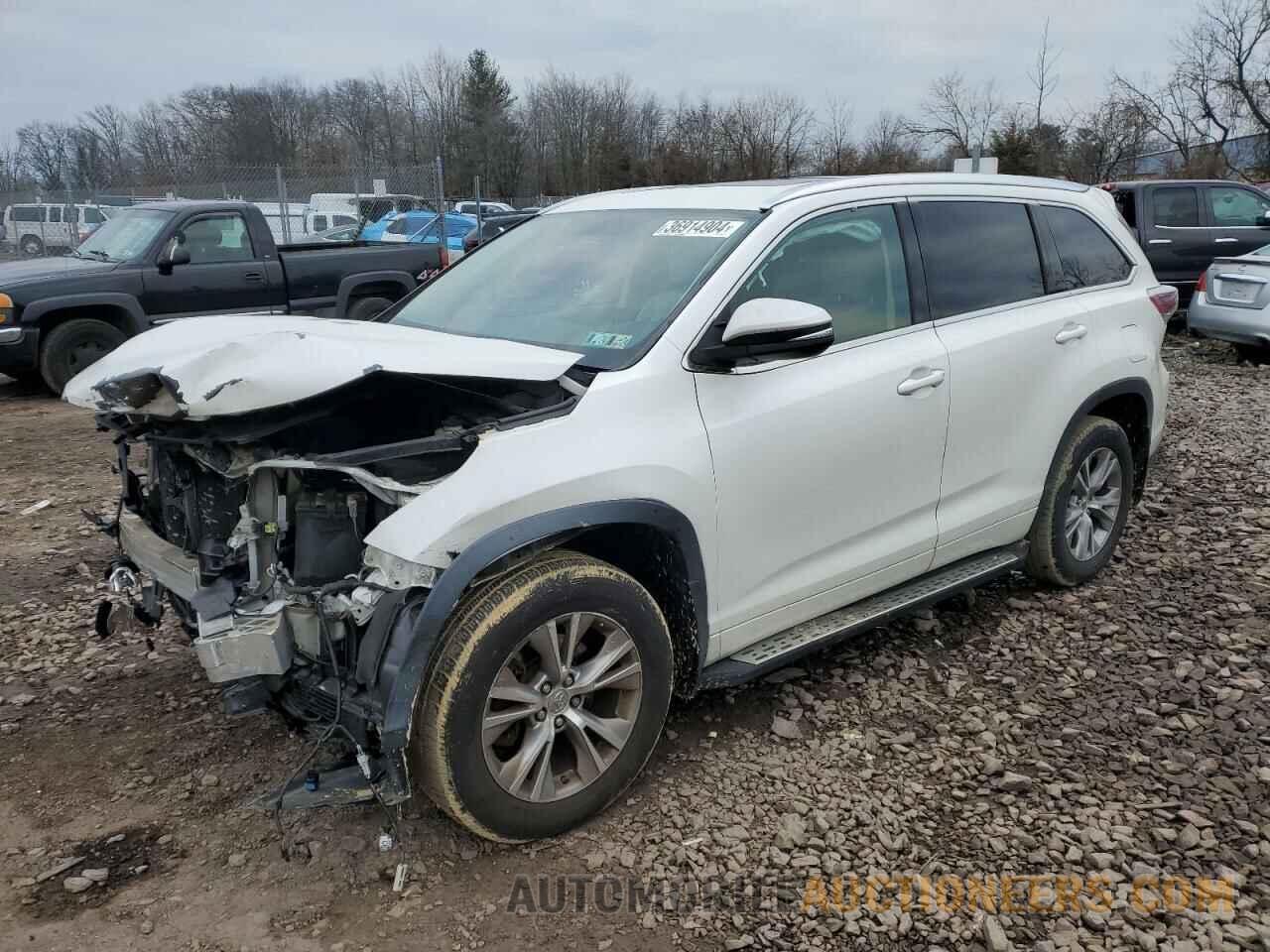 5TDJKRFH4FS133446 TOYOTA HIGHLANDER 2015