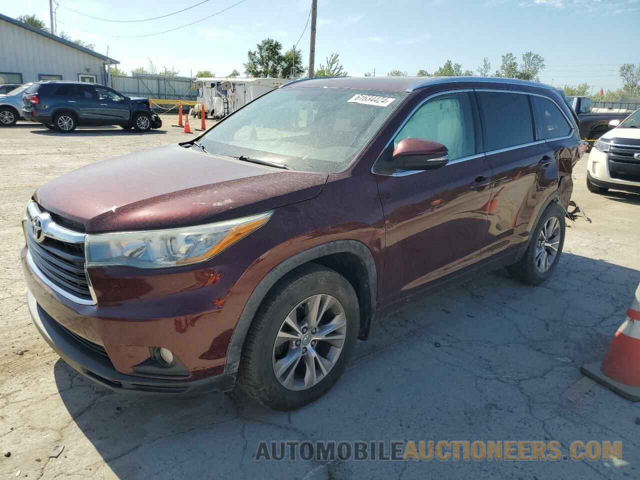 5TDJKRFH4FS157598 TOYOTA HIGHLANDER 2015