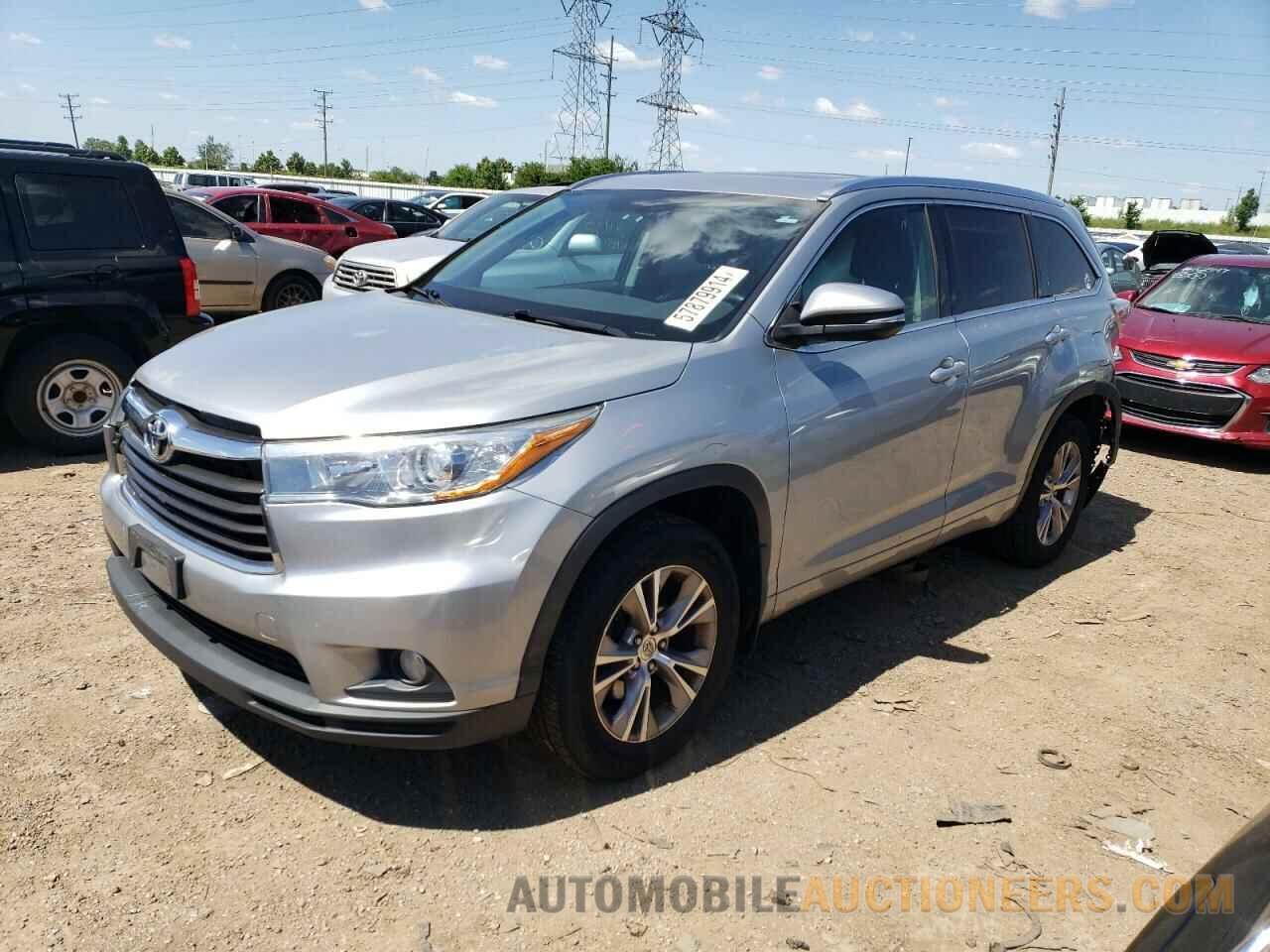 5TDJKRFH4FS167306 TOYOTA HIGHLANDER 2015