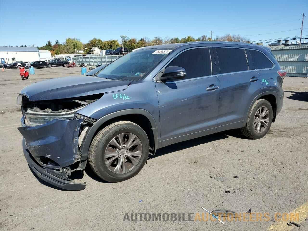 5TDJKRFH4FS172733 TOYOTA HIGHLANDER 2015