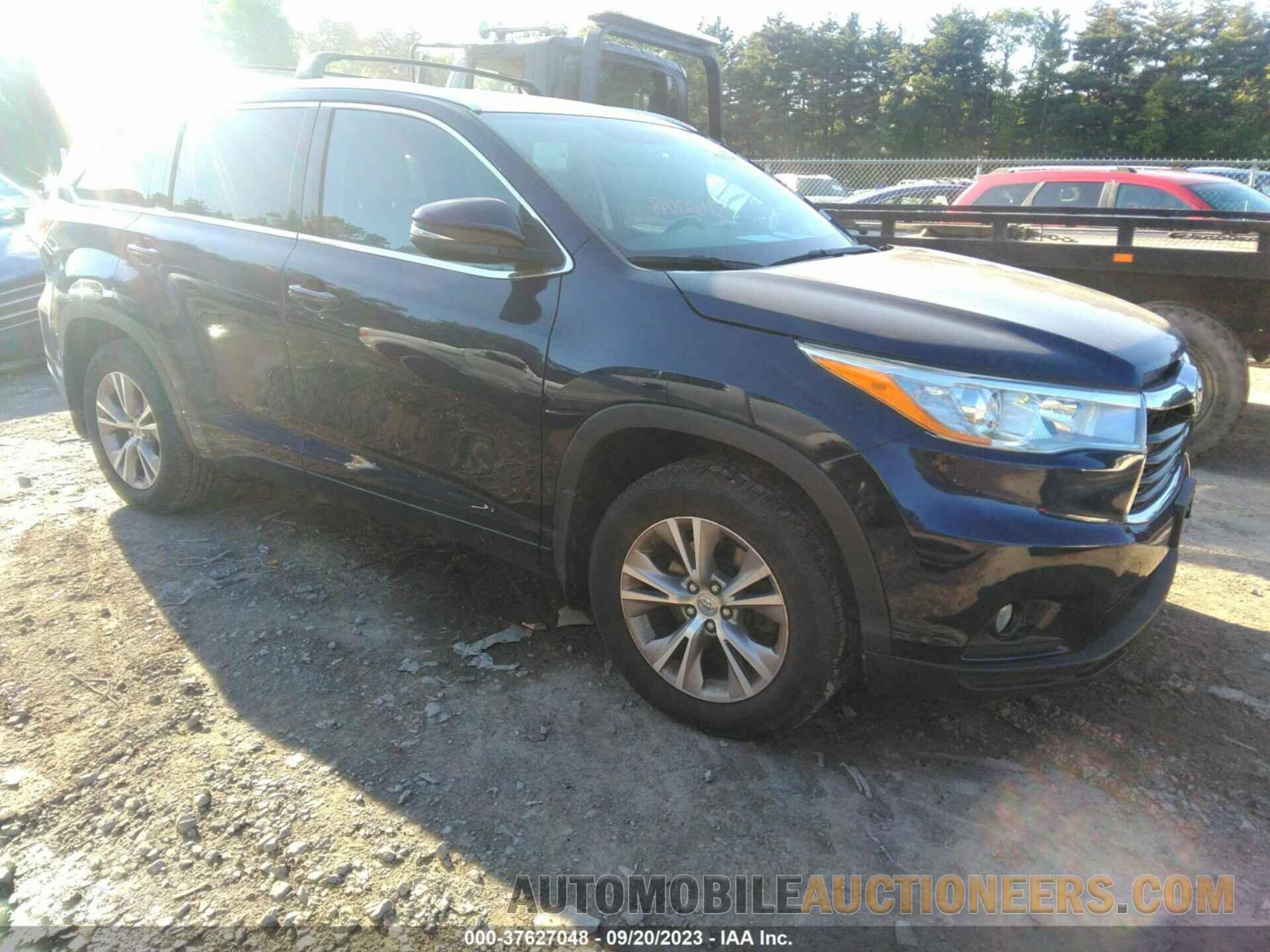 5TDJKRFH4FS213491 TOYOTA HIGHLANDER 2015