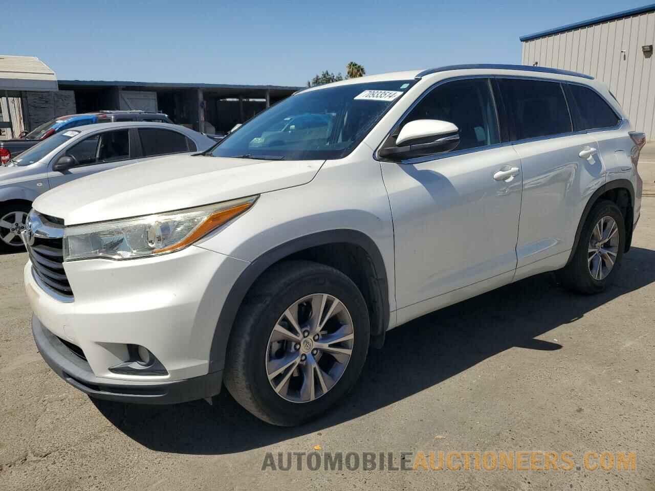 5TDJKRFH4FS217167 TOYOTA HIGHLANDER 2015