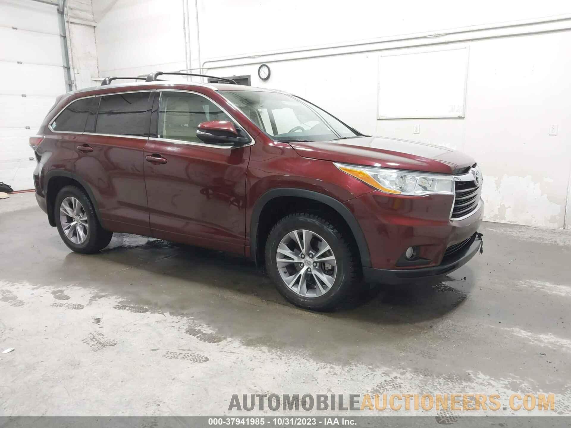 5TDJKRFH4FS220716 TOYOTA HIGHLANDER 2015