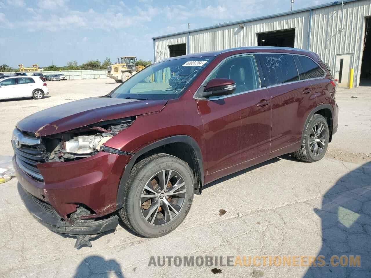 5TDJKRFH4GS239011 TOYOTA HIGHLANDER 2016