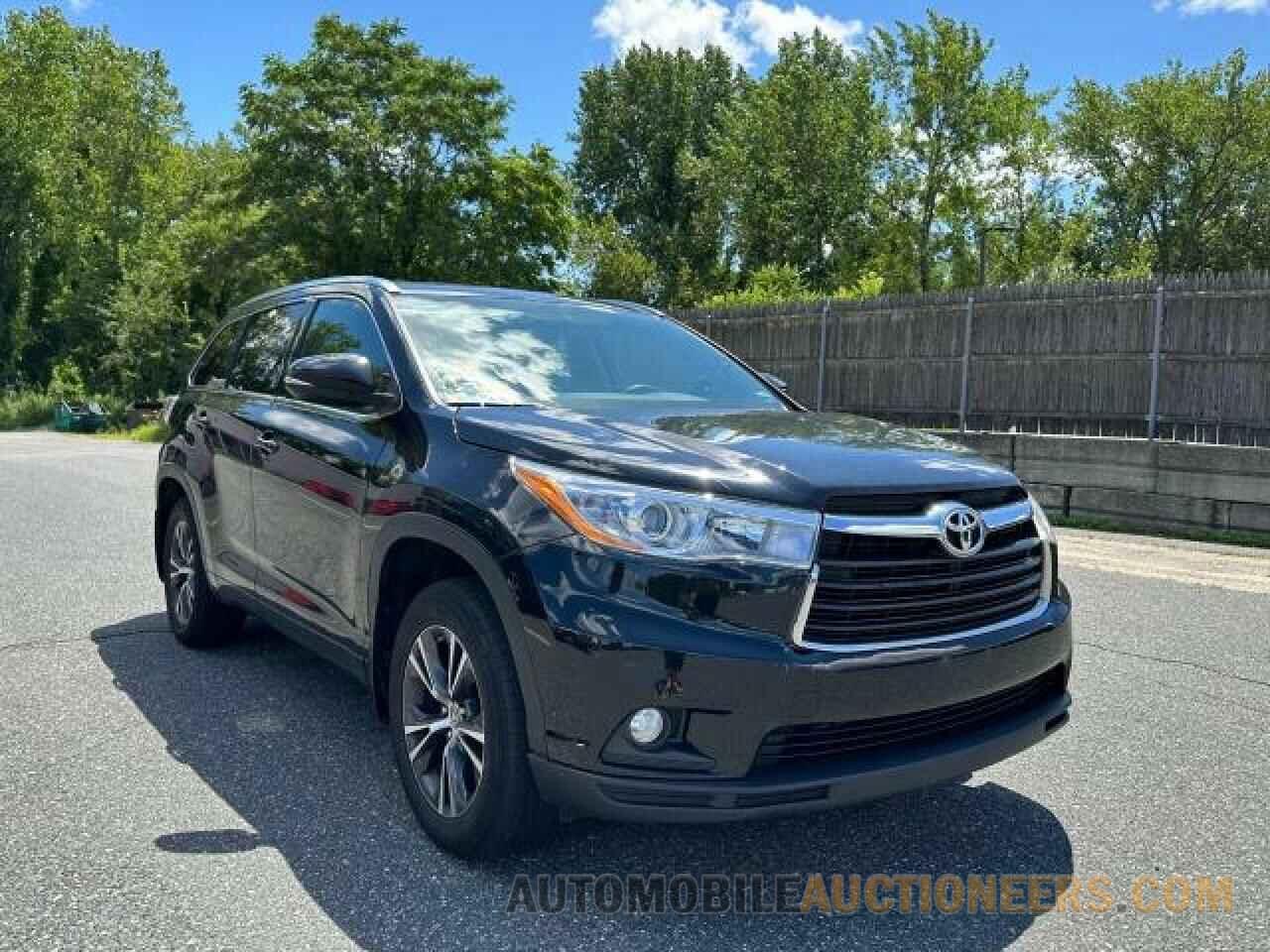 5TDJKRFH4GS252244 TOYOTA HIGHLANDER 2016