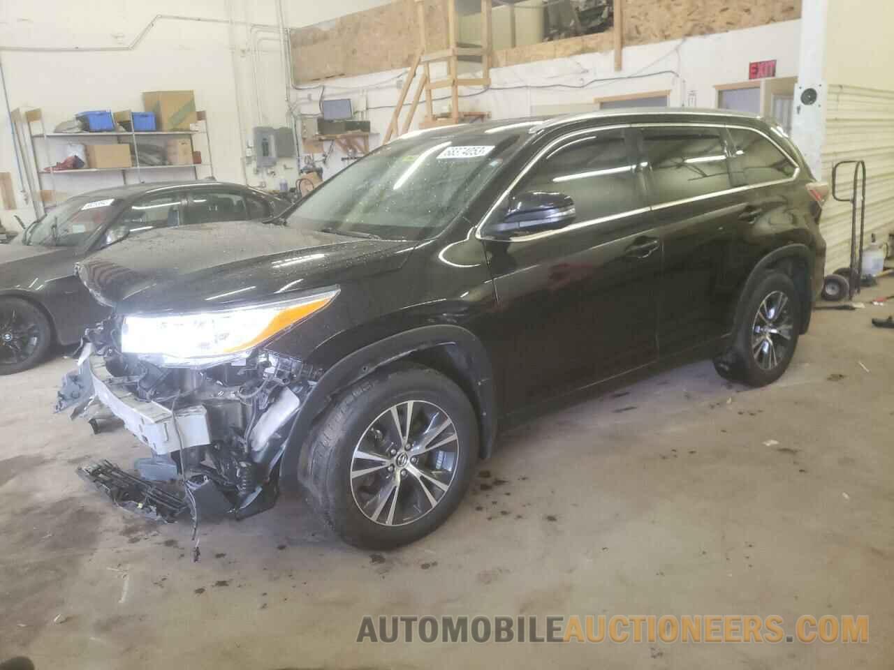 5TDJKRFH4GS259243 TOYOTA HIGHLANDER 2016