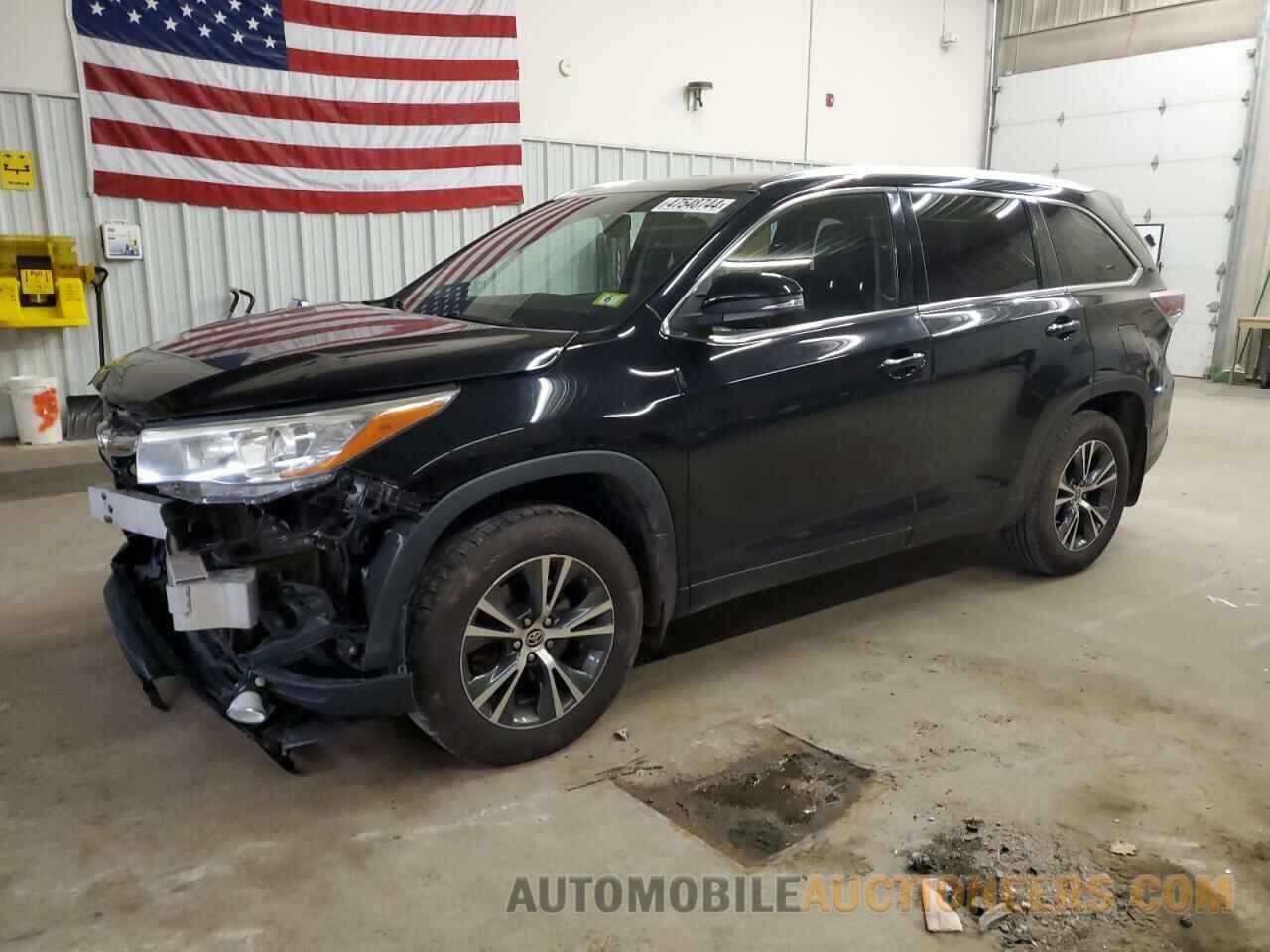 5TDJKRFH4GS260909 TOYOTA HIGHLANDER 2016