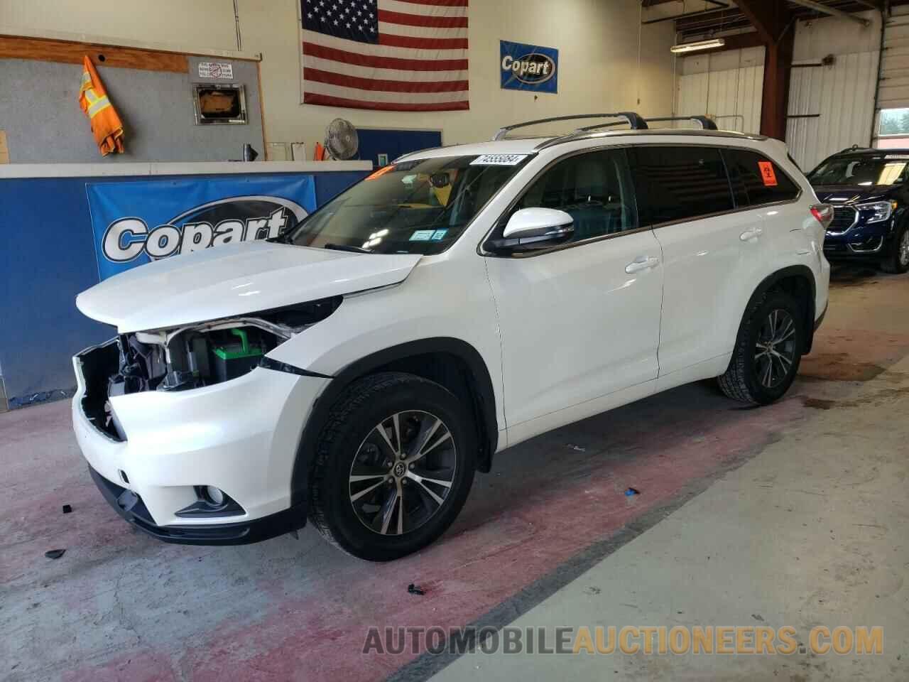 5TDJKRFH4GS262269 TOYOTA HIGHLANDER 2016