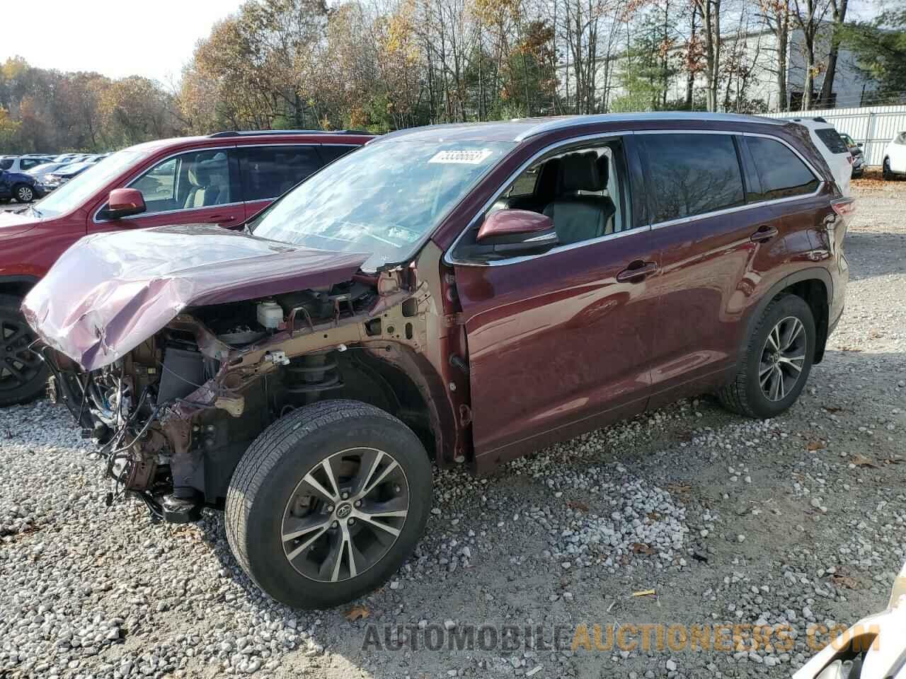 5TDJKRFH4GS305332 TOYOTA HIGHLANDER 2016