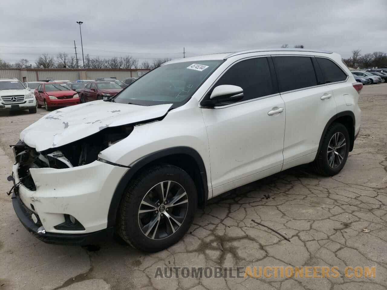 5TDJKRFH4GS325869 TOYOTA HIGHLANDER 2016