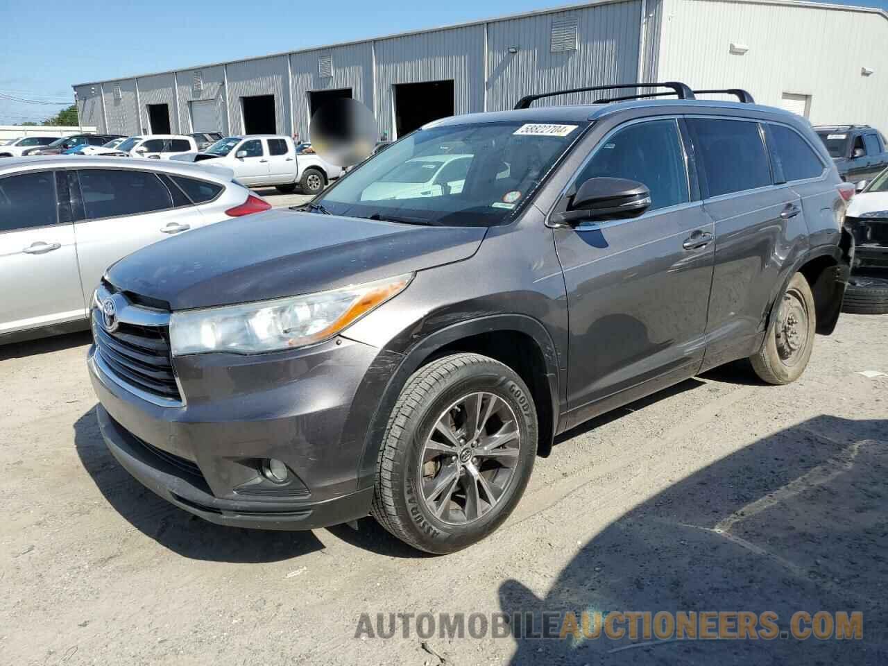 5TDJKRFH4GS330120 TOYOTA HIGHLANDER 2016