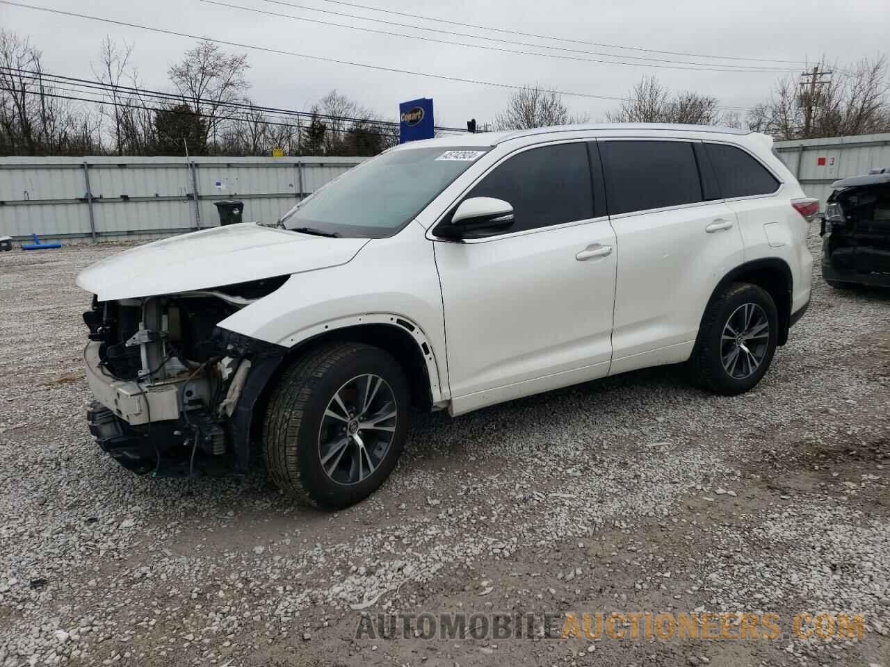 5TDJKRFH4GS339741 TOYOTA HIGHLANDER 2016