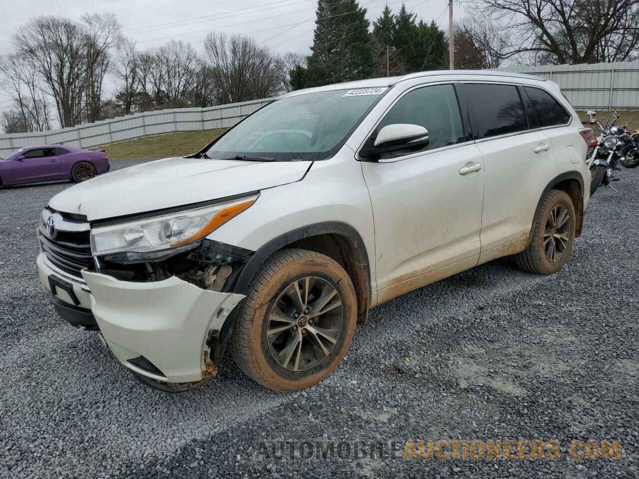 5TDJKRFH4GS353459 TOYOTA HIGHLANDER 2016