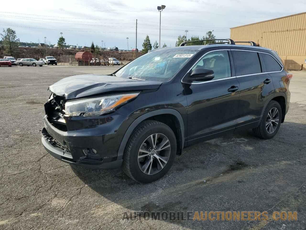 5TDJKRFH4GS501416 TOYOTA HIGHLANDER 2016