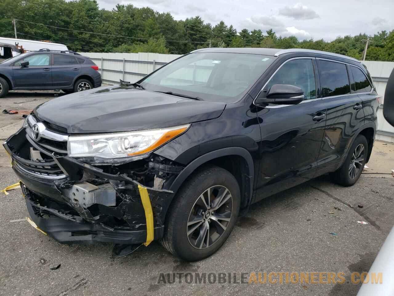 5TDJKRFH4GS501562 TOYOTA HIGHLANDER 2016