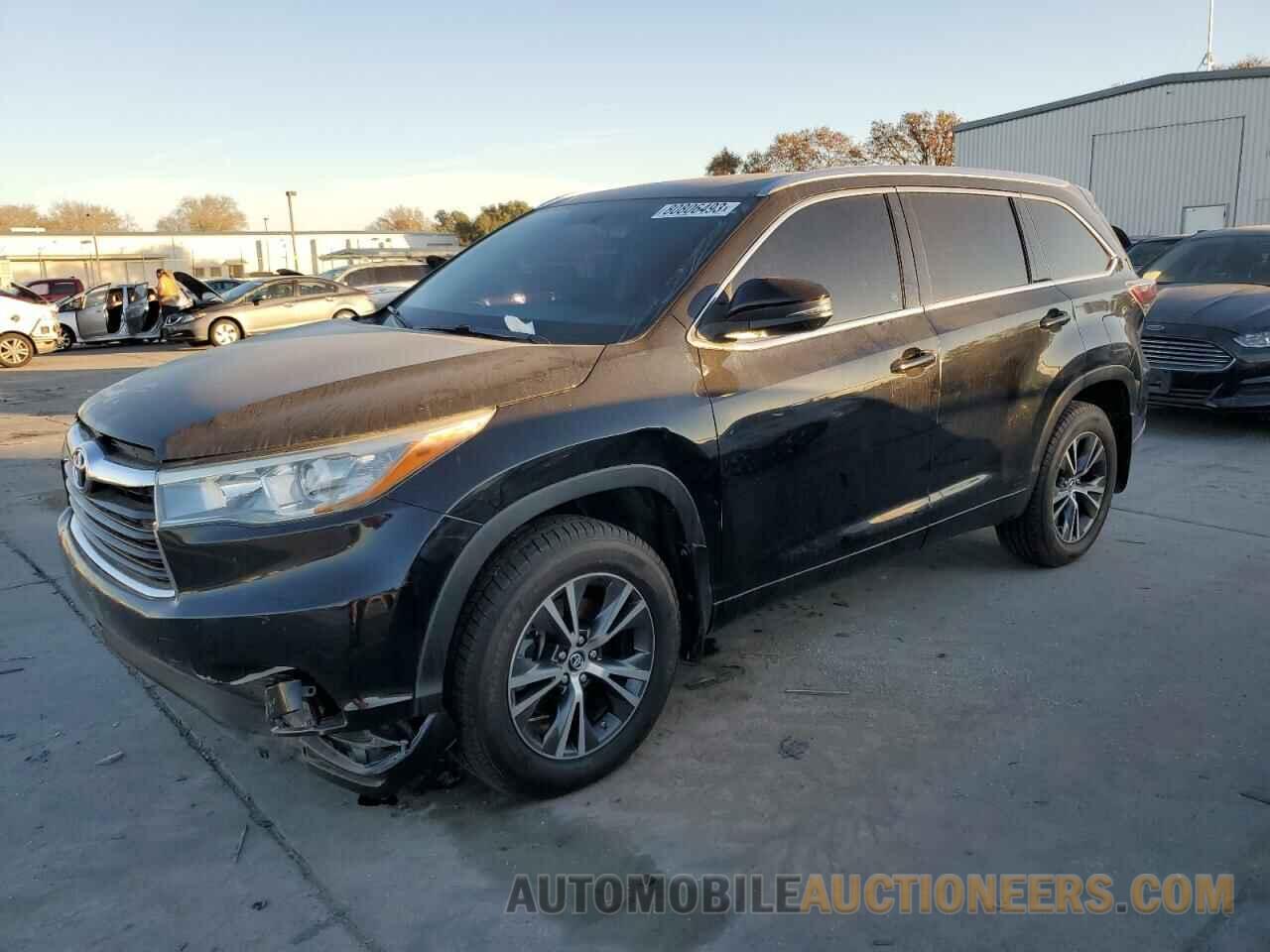 5TDJKRFH4GS503067 TOYOTA HIGHLANDER 2016