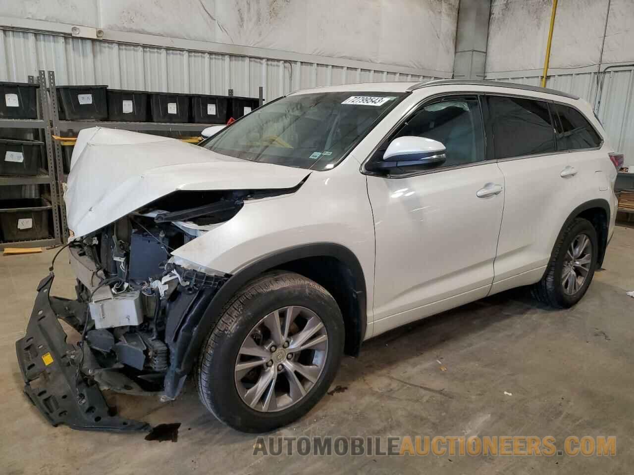 5TDJKRFH5FS078537 TOYOTA HIGHLANDER 2015